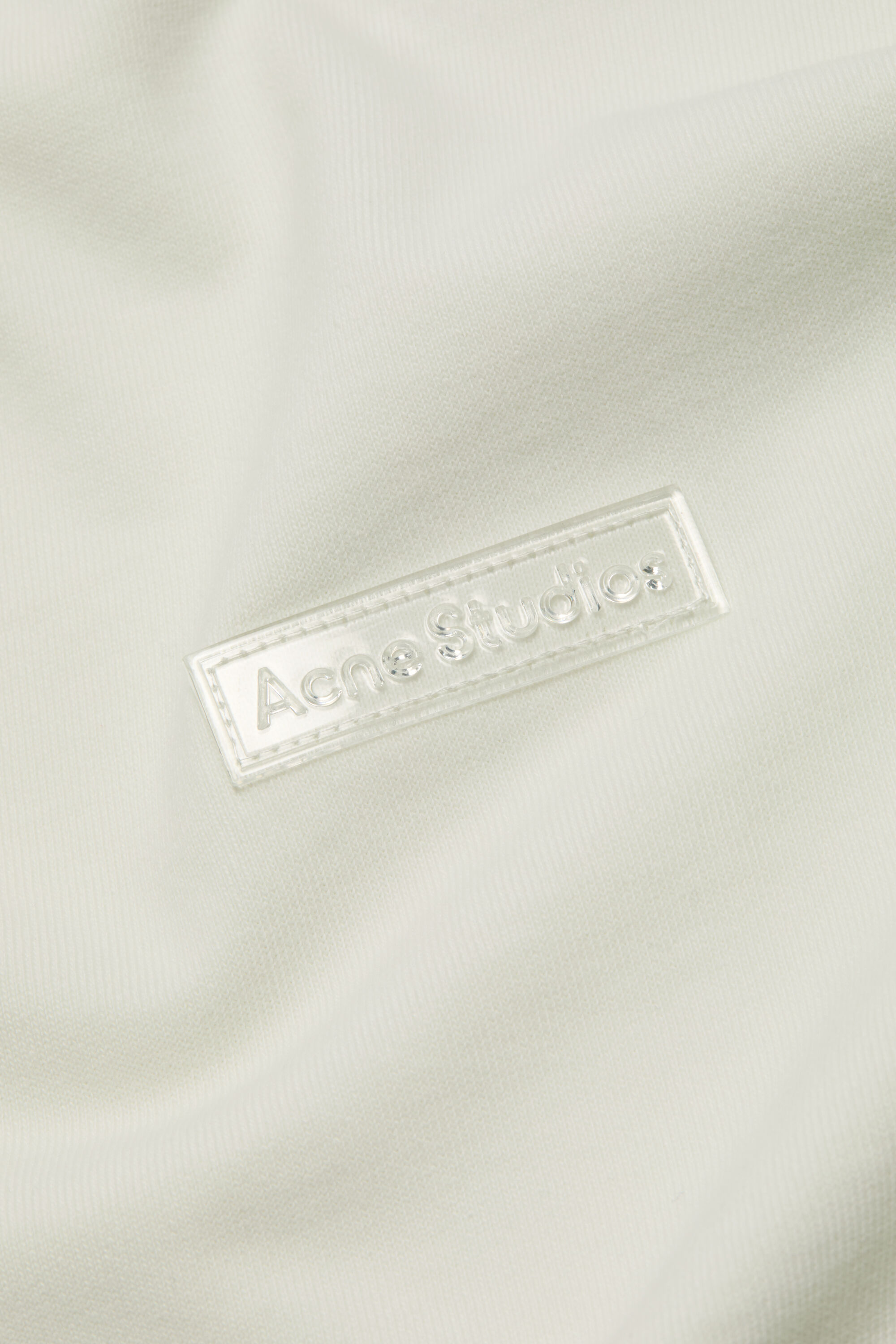 Acne Studios - ラバーロゴTシャツ - アイスホワイト