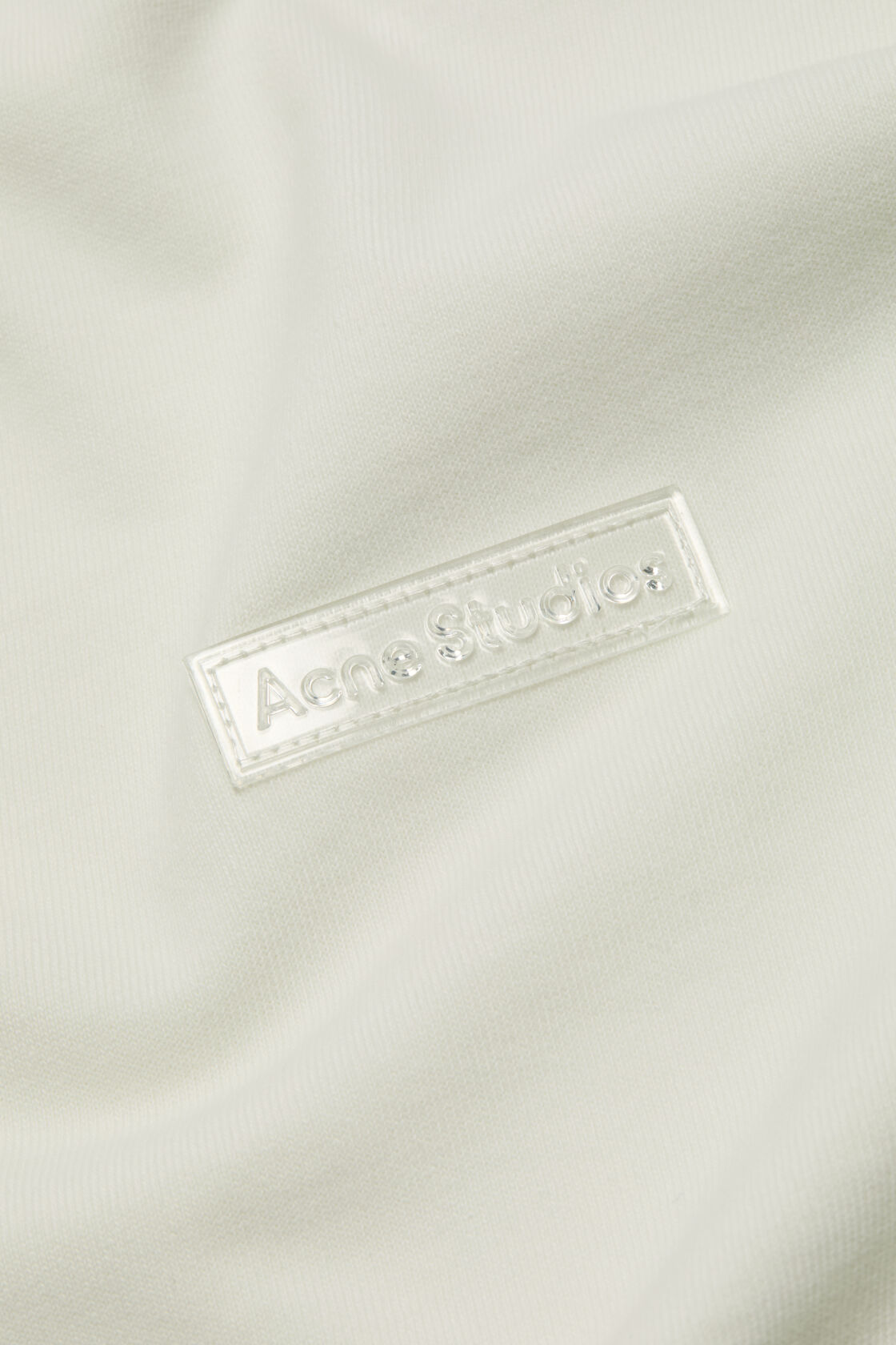 Rubber logo t-shirt, Ice White, 2000x