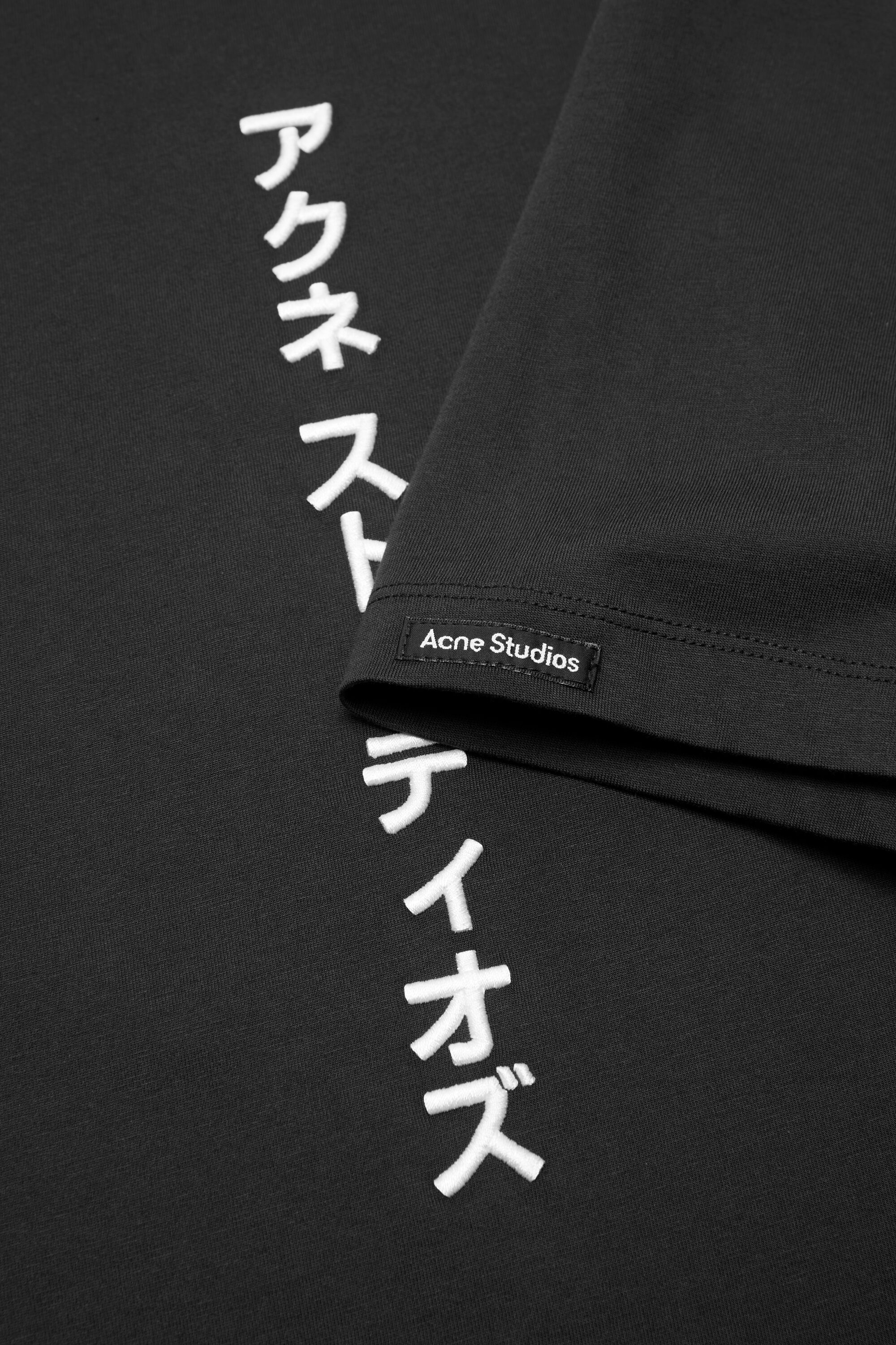 Acne Studios - Logo t-shirt - regular fit - Black