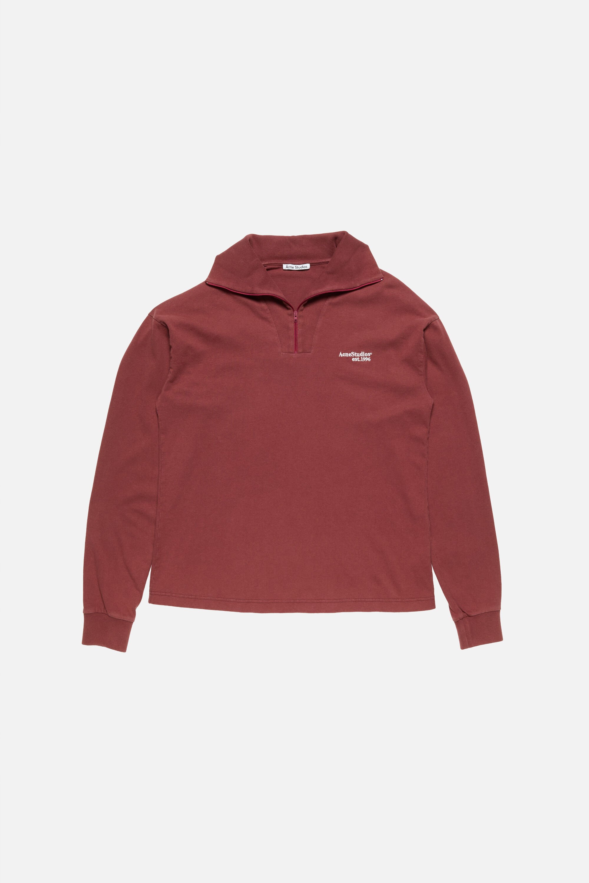 Acne Studios - Half-zip logo sweatshirt - Black