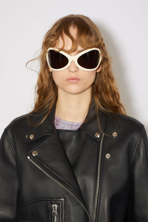 Acne Studios - Acetate sunglasses - Black/white