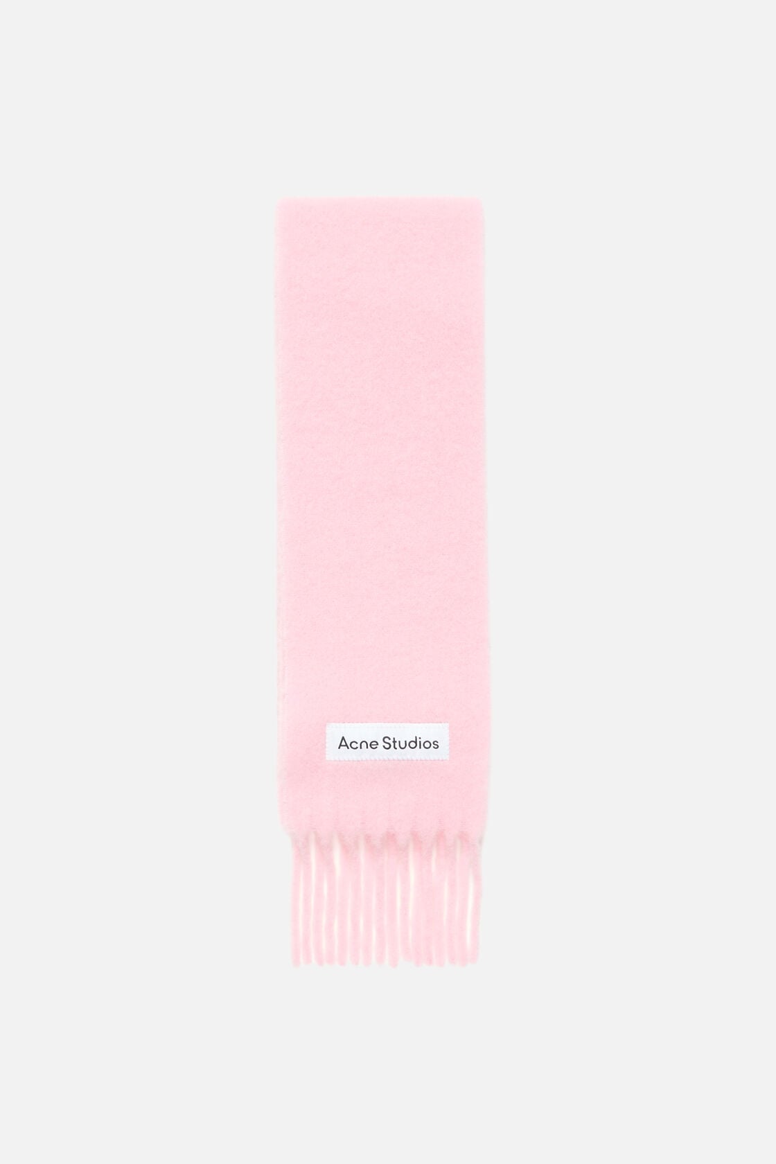 Skinny mohair scarf, Cotton candy pink, 2000x