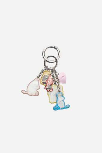 Acne Studios - Charm keychain Acne Studios x Moomin - Silver/multicolor