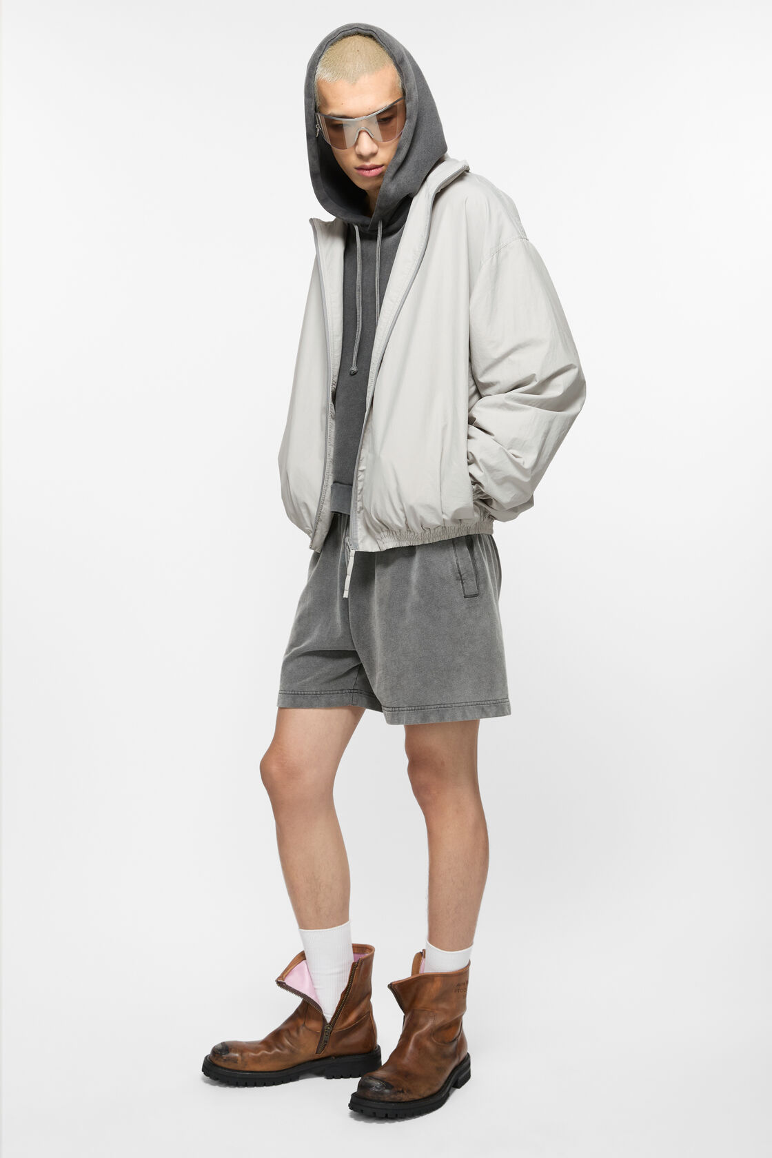 Logo jacket, Grey, 2000x