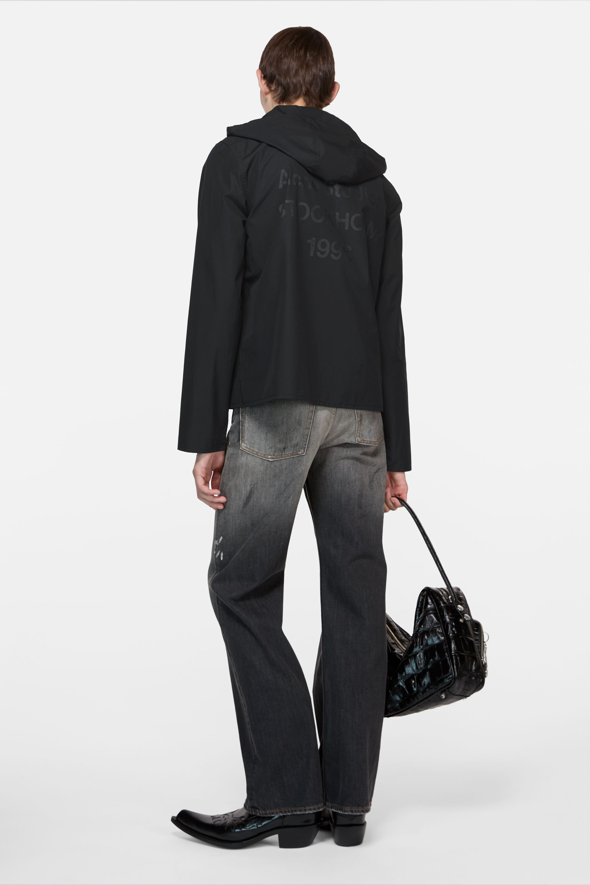 Acne Studios - フーデッドシャツ - ブラック