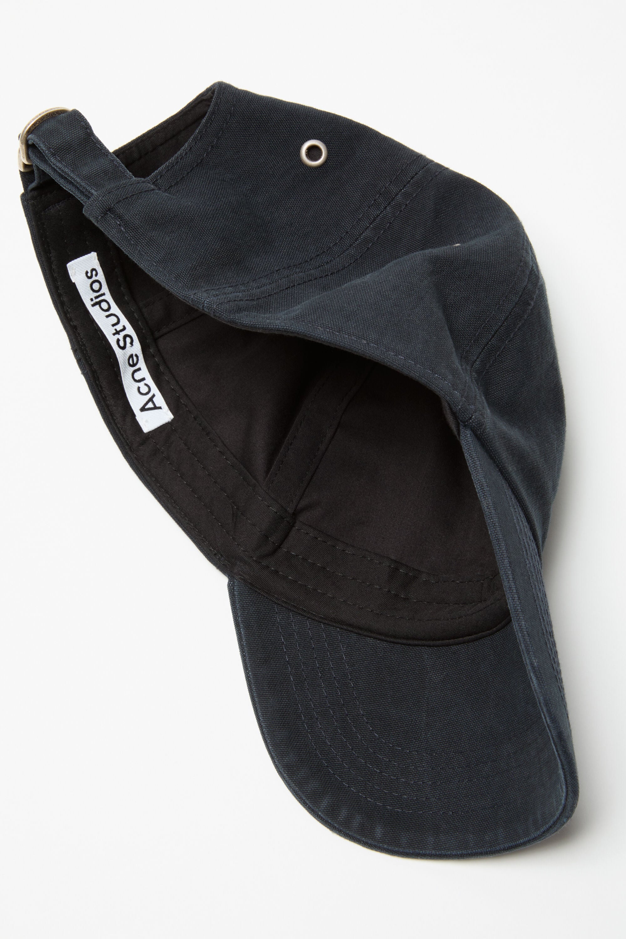 Acne Studios - ワックス加工ロゴキャップ - イブニングブルー