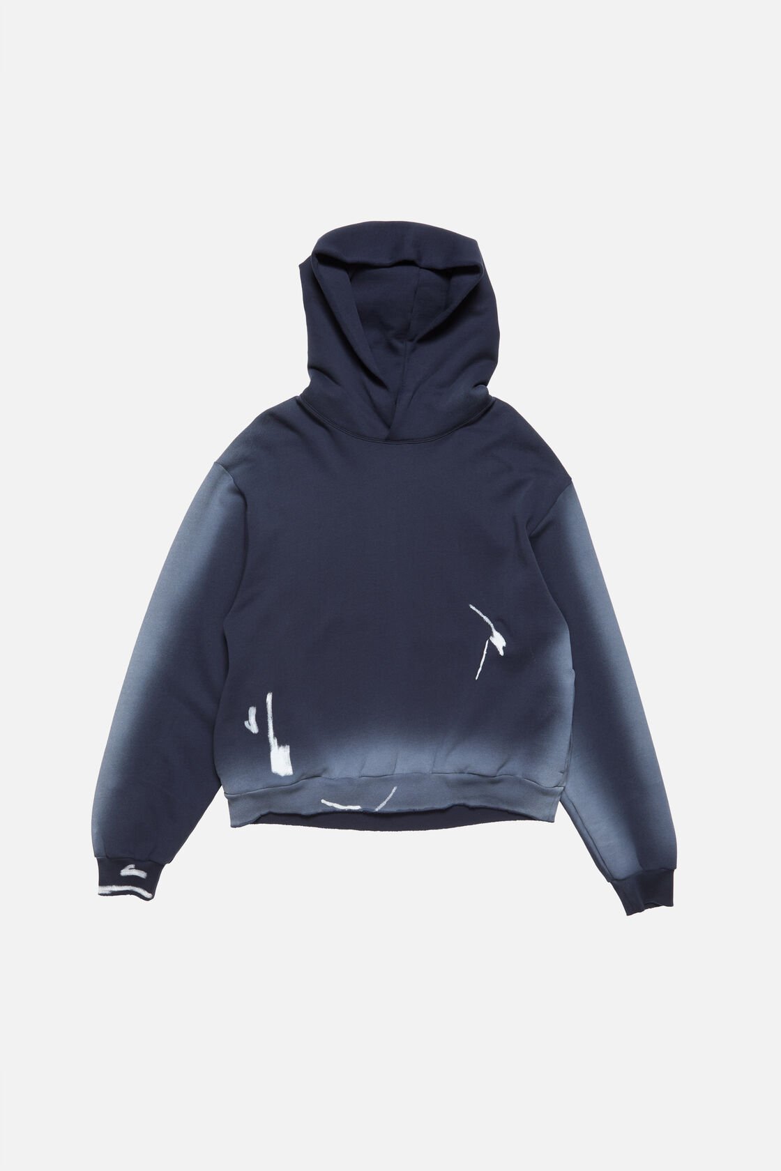 Hooded logo sweater, Navy blue, 2000x