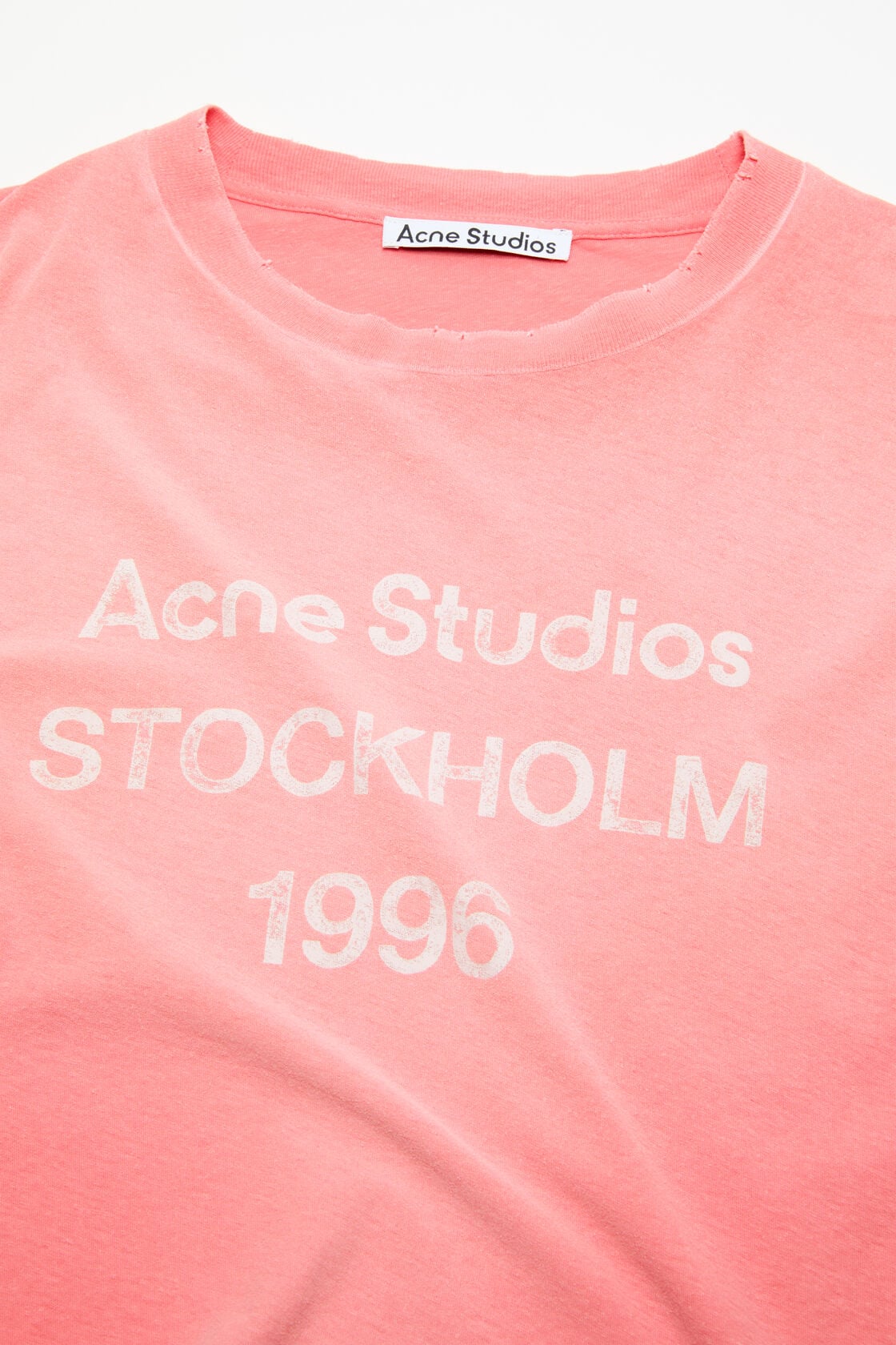 Sprayed logo t-shirt, Tango pink, 2000x