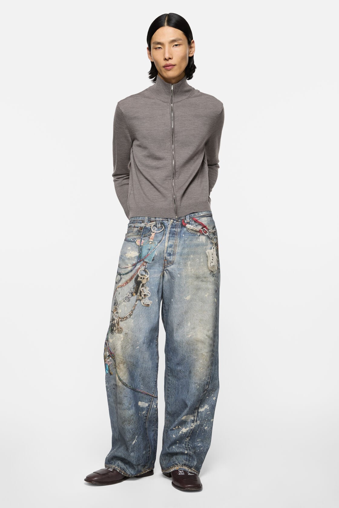 Loose fit trousers - 1981, Mid Blue, 2000x