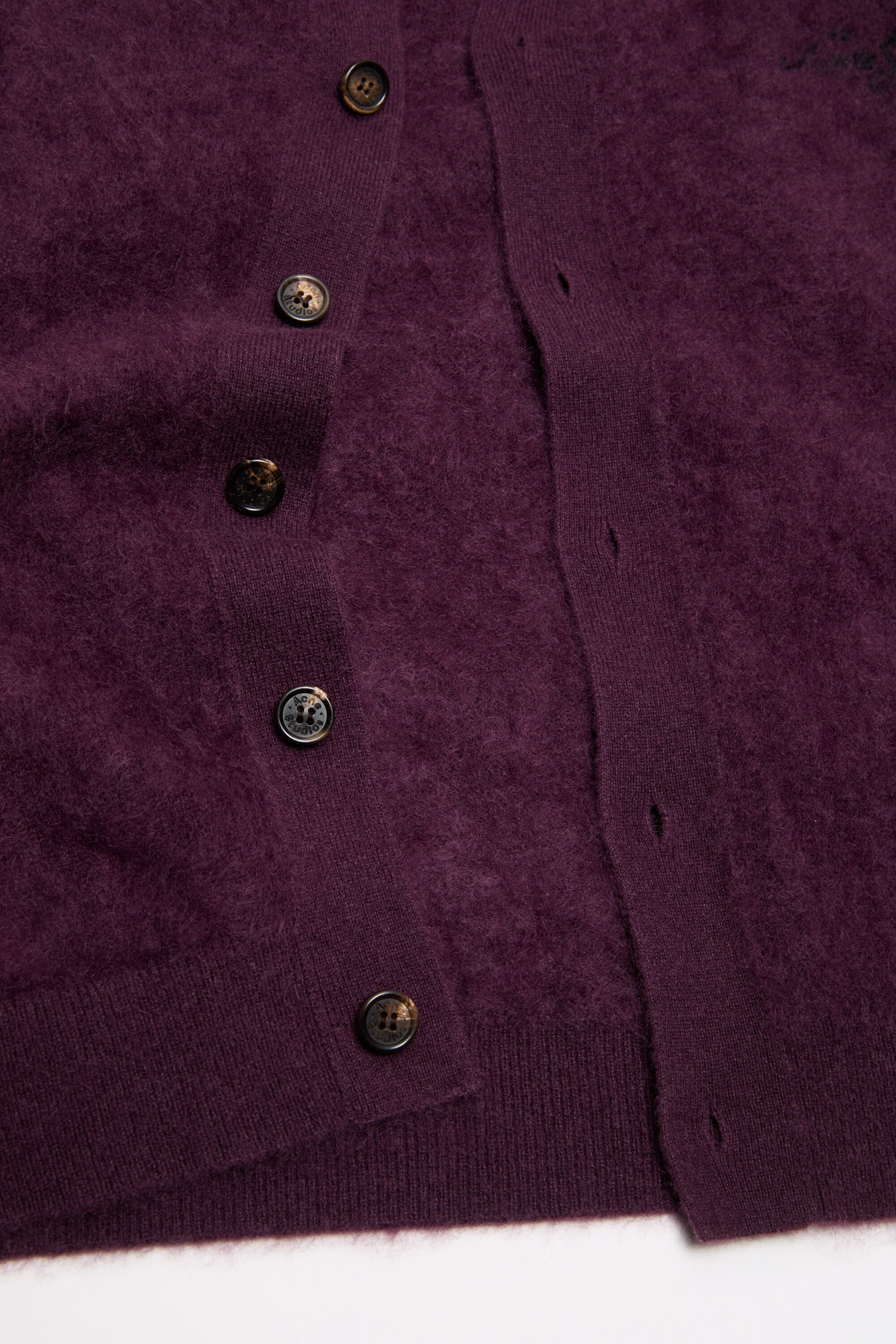 Acne Studios - Cashmere cardigan - Wine red