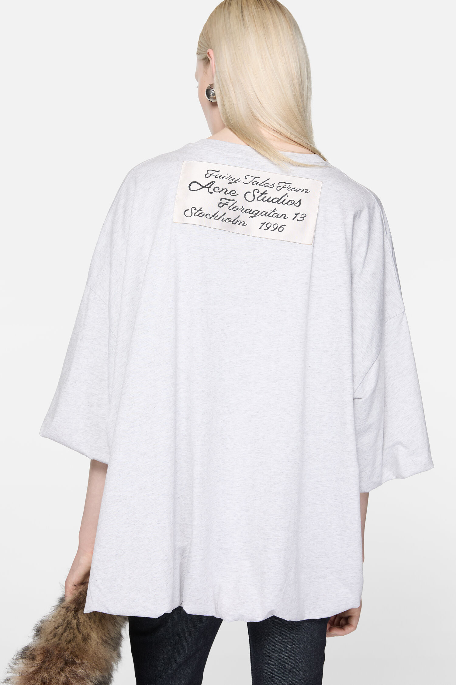 Acne Studios - Tシャツ - リラックスフィット - グレーメランジ 