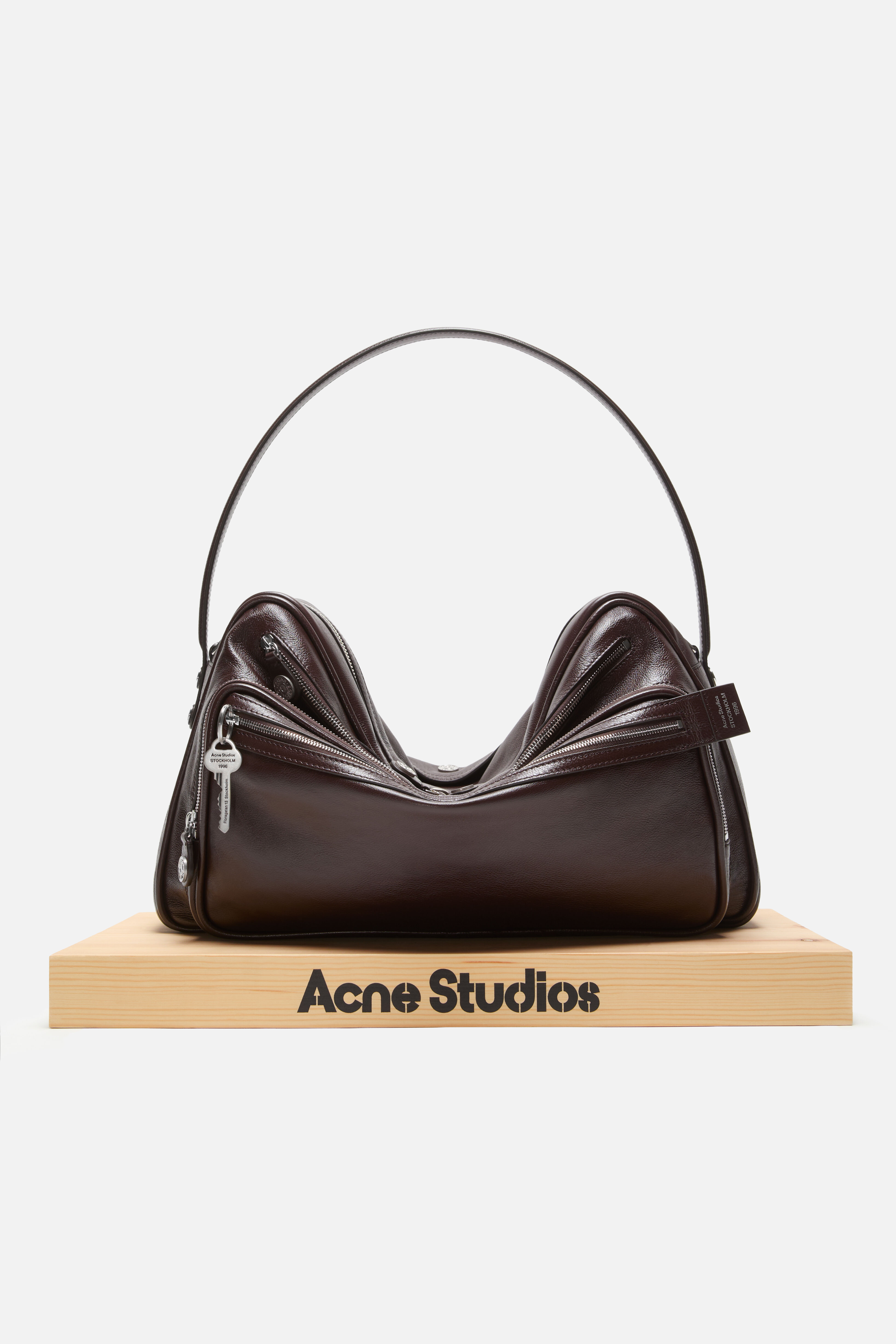 Acne Studios - Camero Camera Shoulder Bag - Chocolate brown