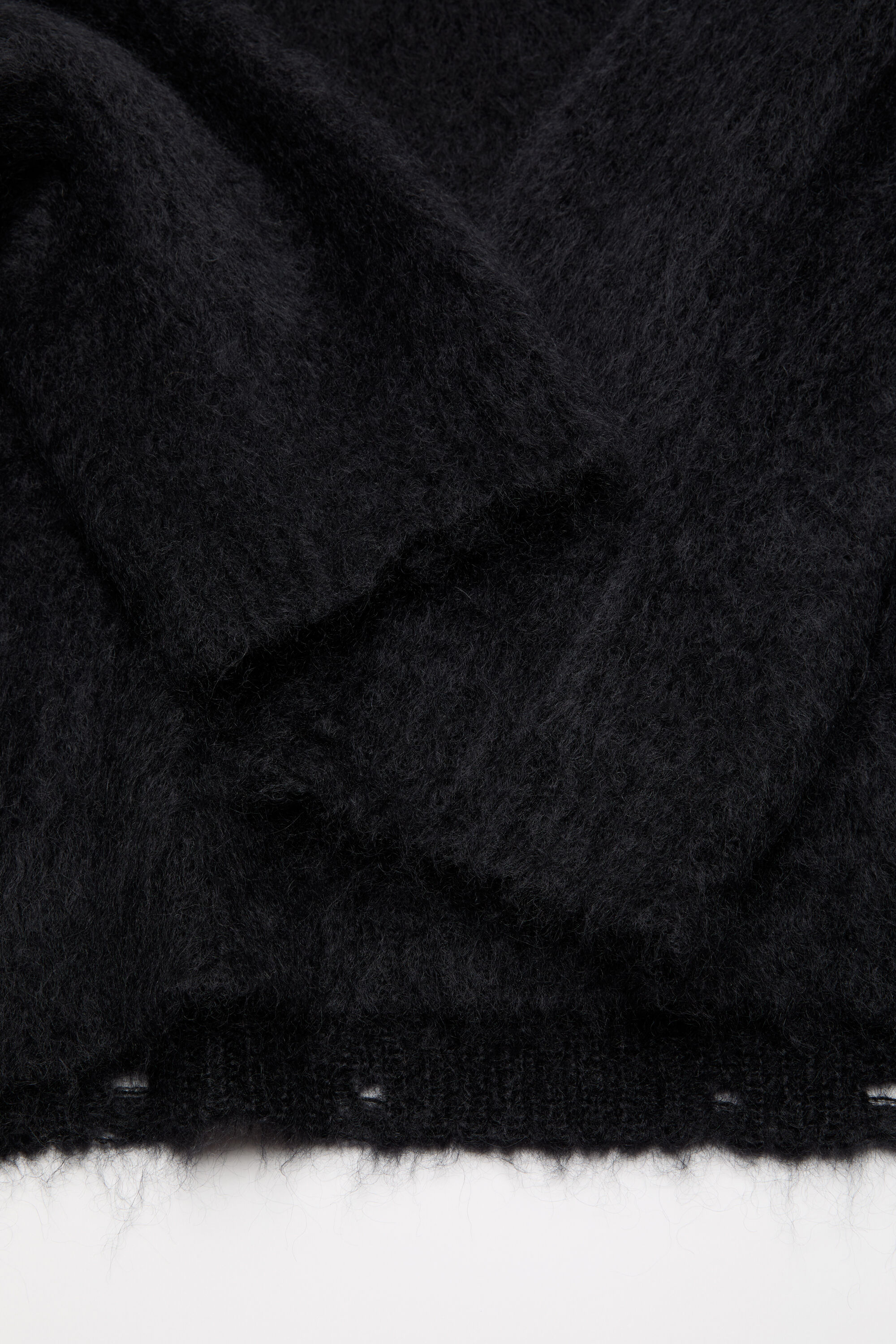 Acne Studios - Padded wool knit - Black