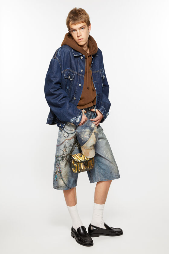 Acne Studios - Loose fit shorts - Mid blue