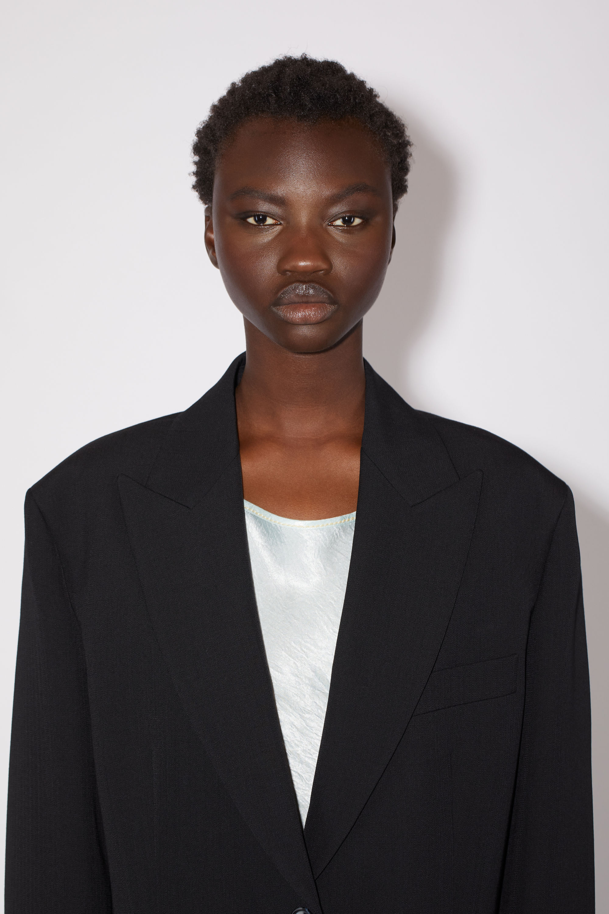 Acne Studios - シングルブレストジャケット - ブラック Acne Studios - シングルブレストジャケット - ブラック