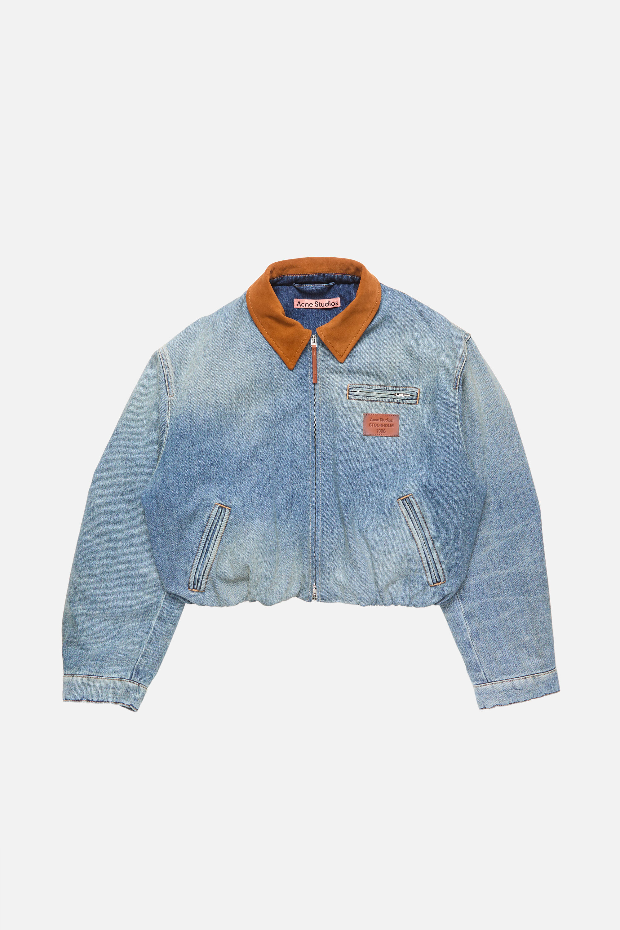 Acne Studios - Denim bomber jacket - Mid blue