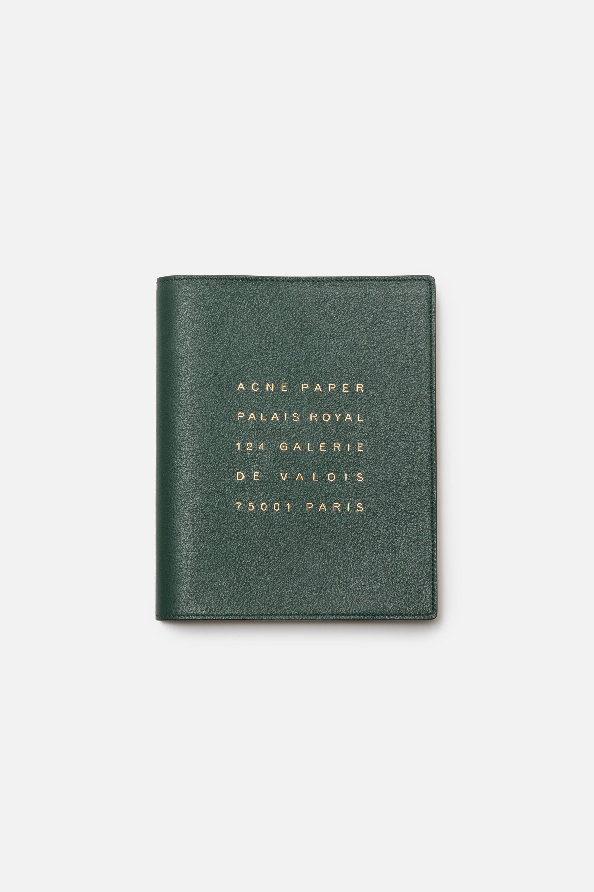 Acne Studios - Acne Paper Palais Royal notebook – large - Dark green