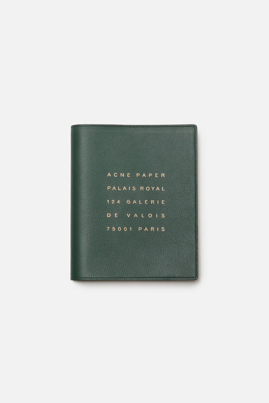 Acne Paper Palais Royal notebook &ndash; large, Dark green, 2000x