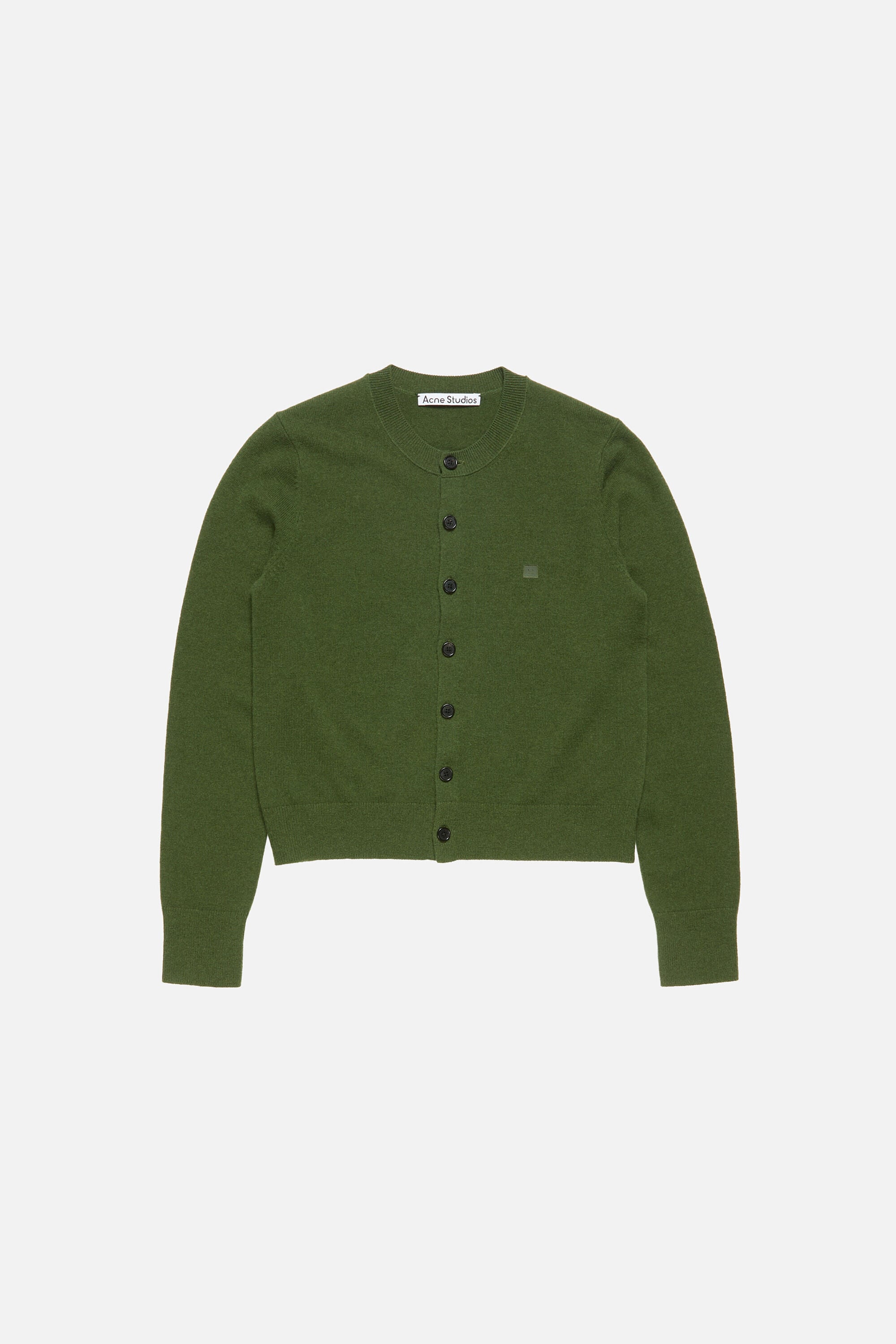 acne アンゴラニット Acne Studios - Fitted cardigan - yak wool - Oatmeal melange