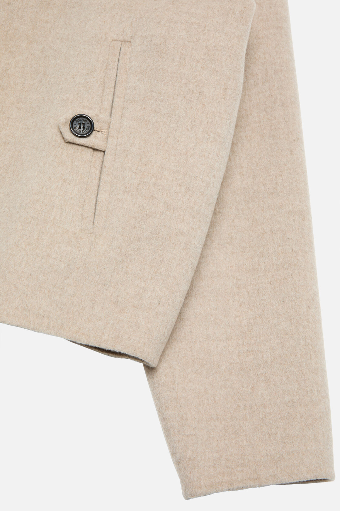 Cashmere jacket, Oatmeal melange, 2000x