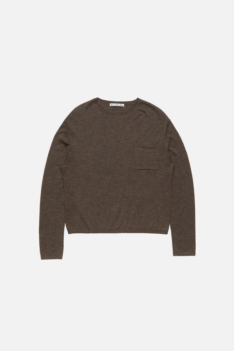 RW-MN-KNIT000010, ウォルナットブラウン