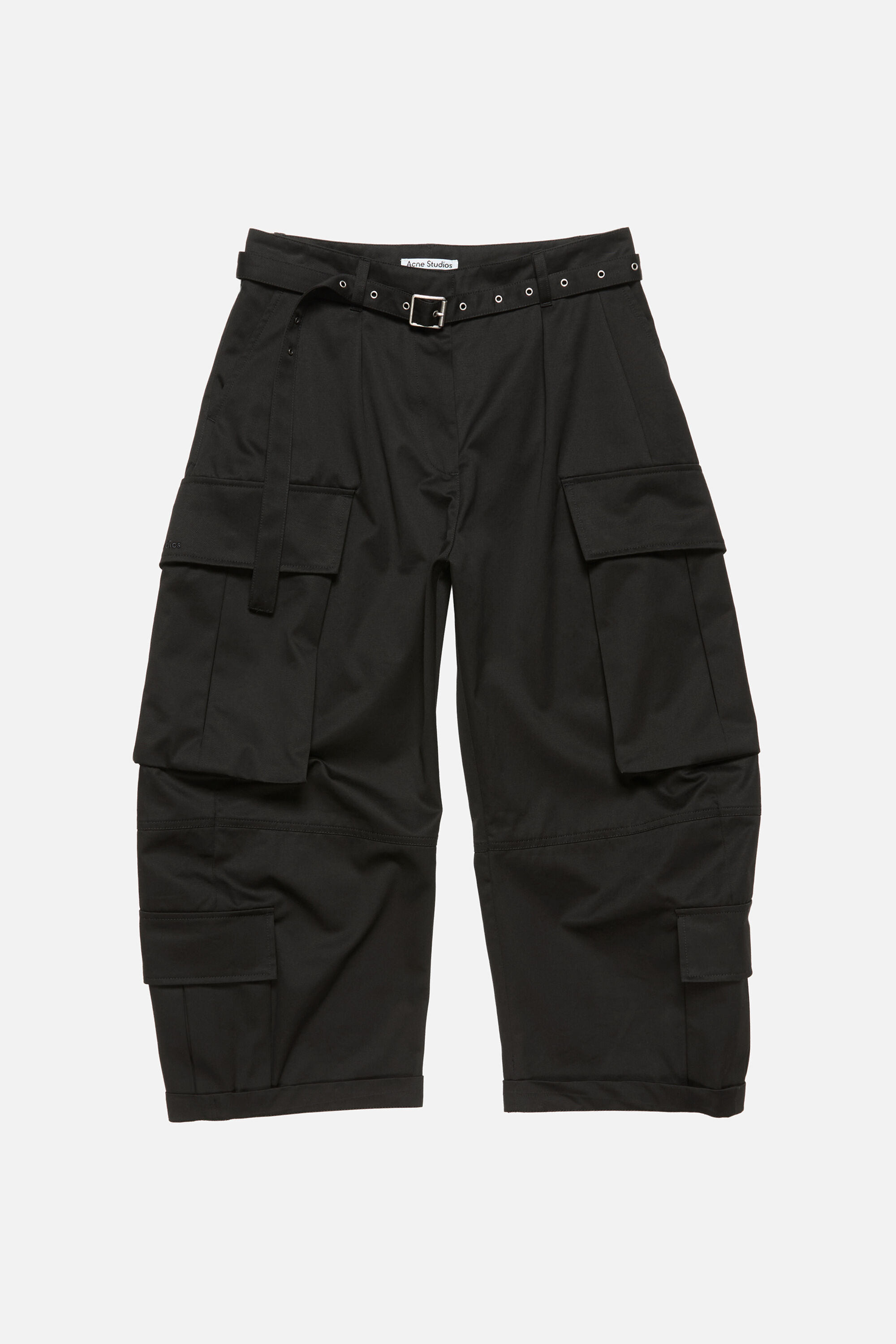 acnestudios カーゴパンツ　Cargo Trousers Acne Studios - Cargo trousers with belt - Black
