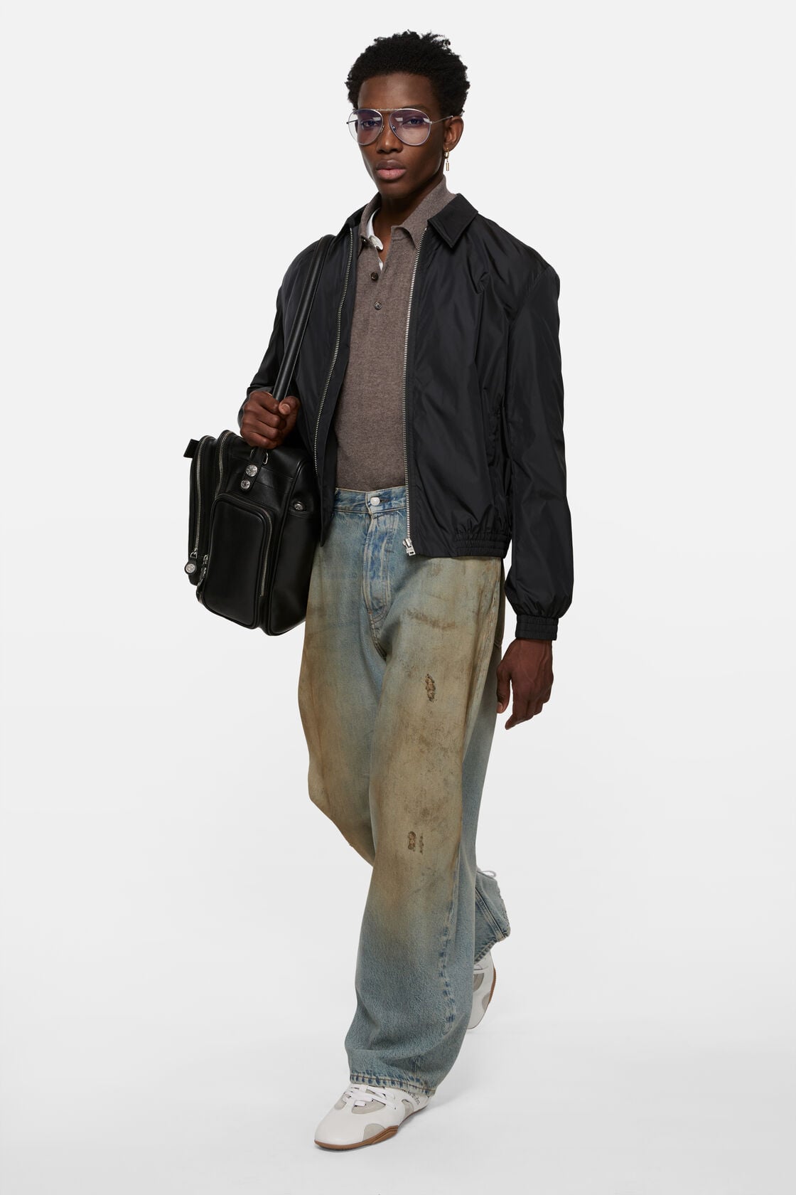 Lightweight nylon jacket, Black, 2000x