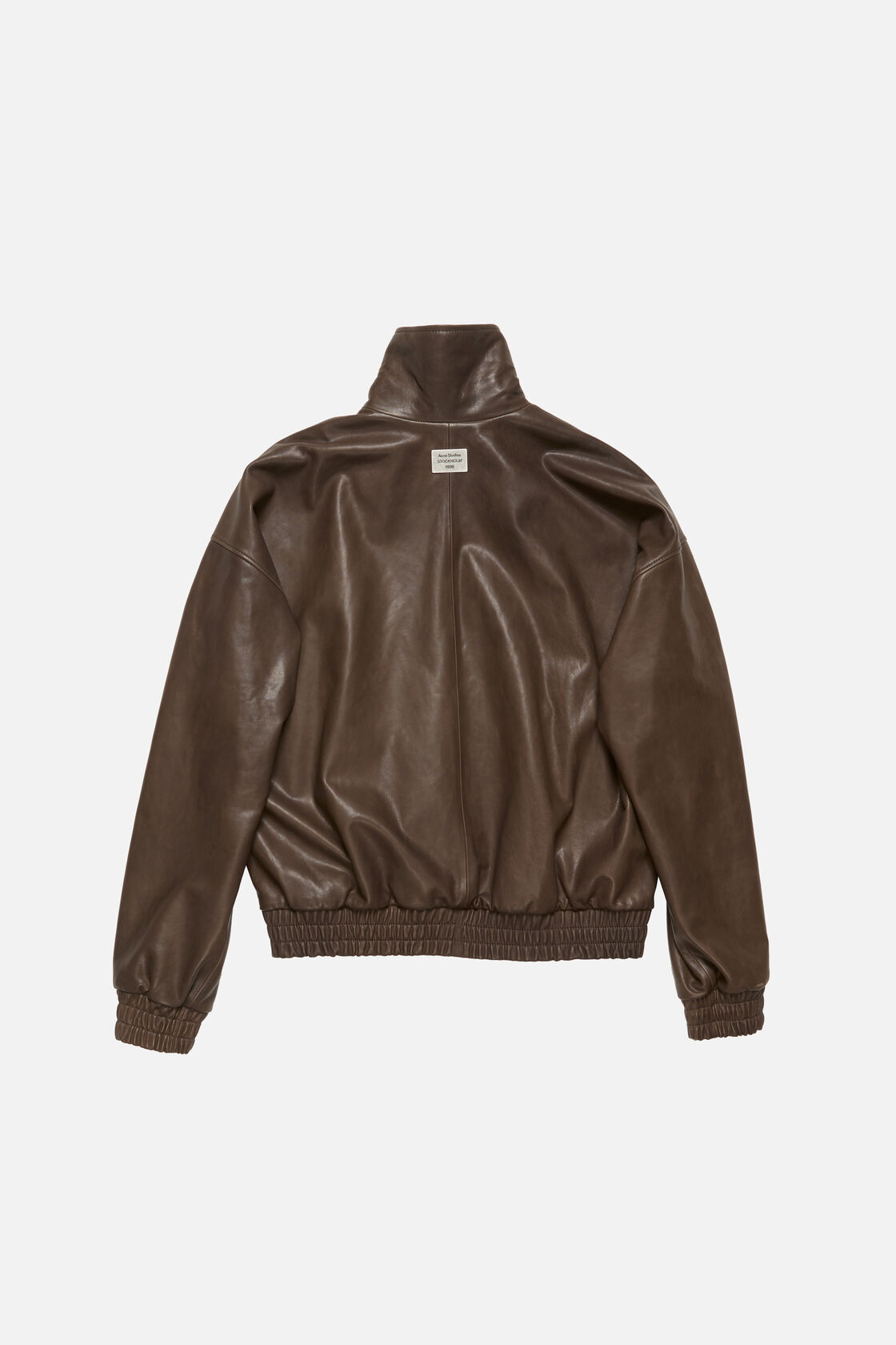 Leather blouson jacket, Dark brown, 2000x