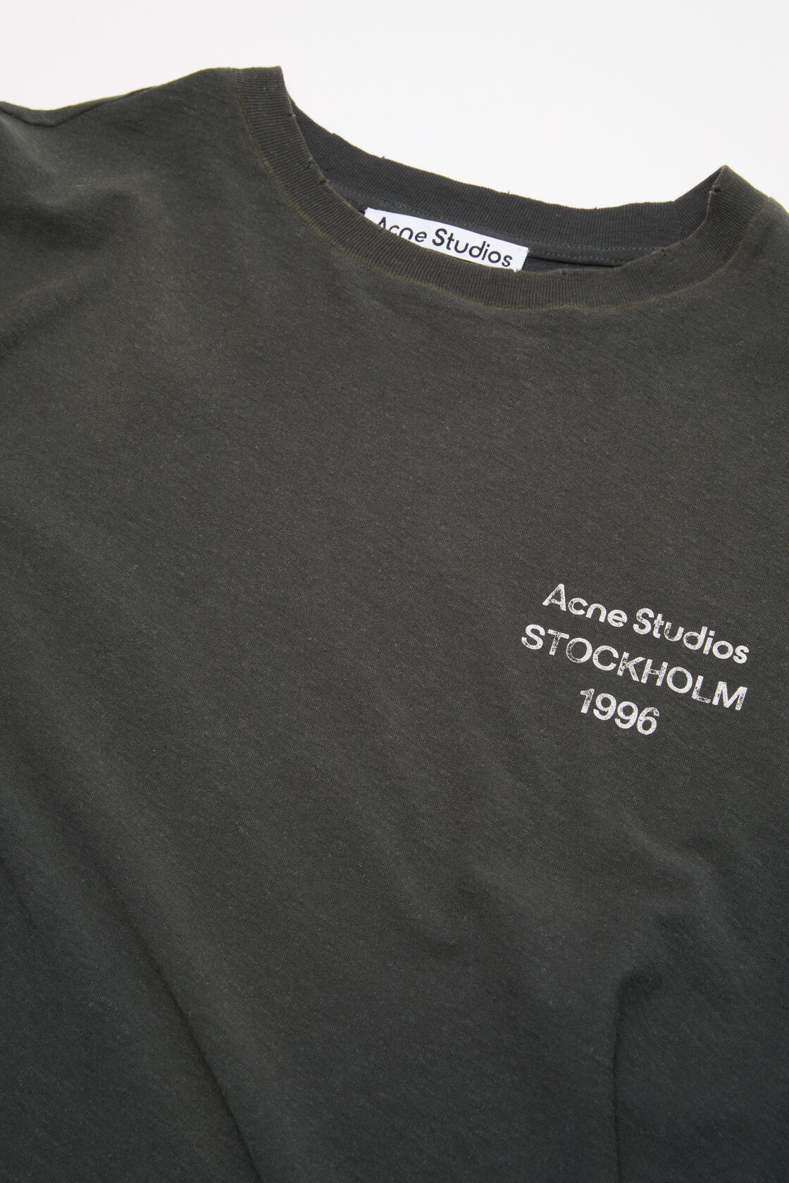 Sprayed logo t-shirt, Faded black, 2000x