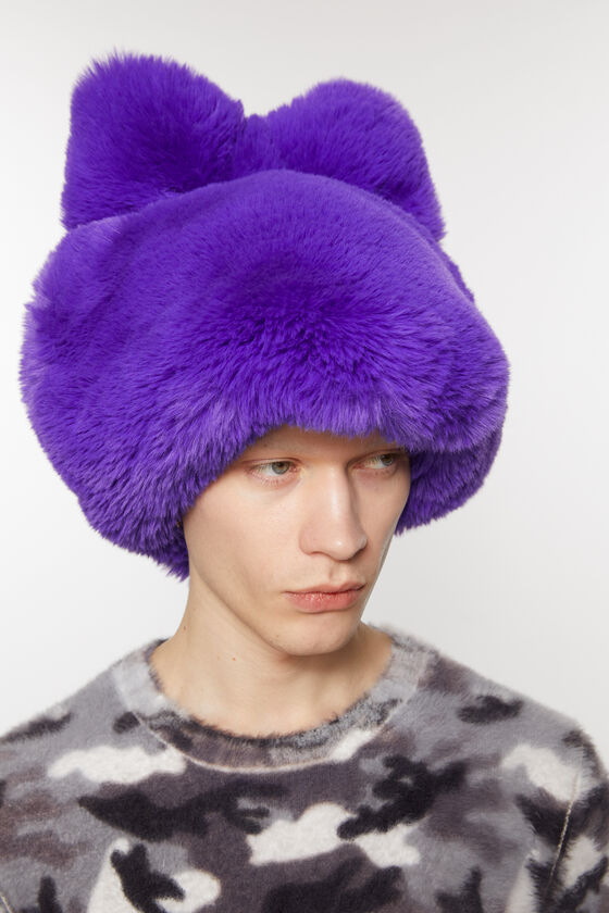 Acne Studios - フラッフィーリボンハット - パープル