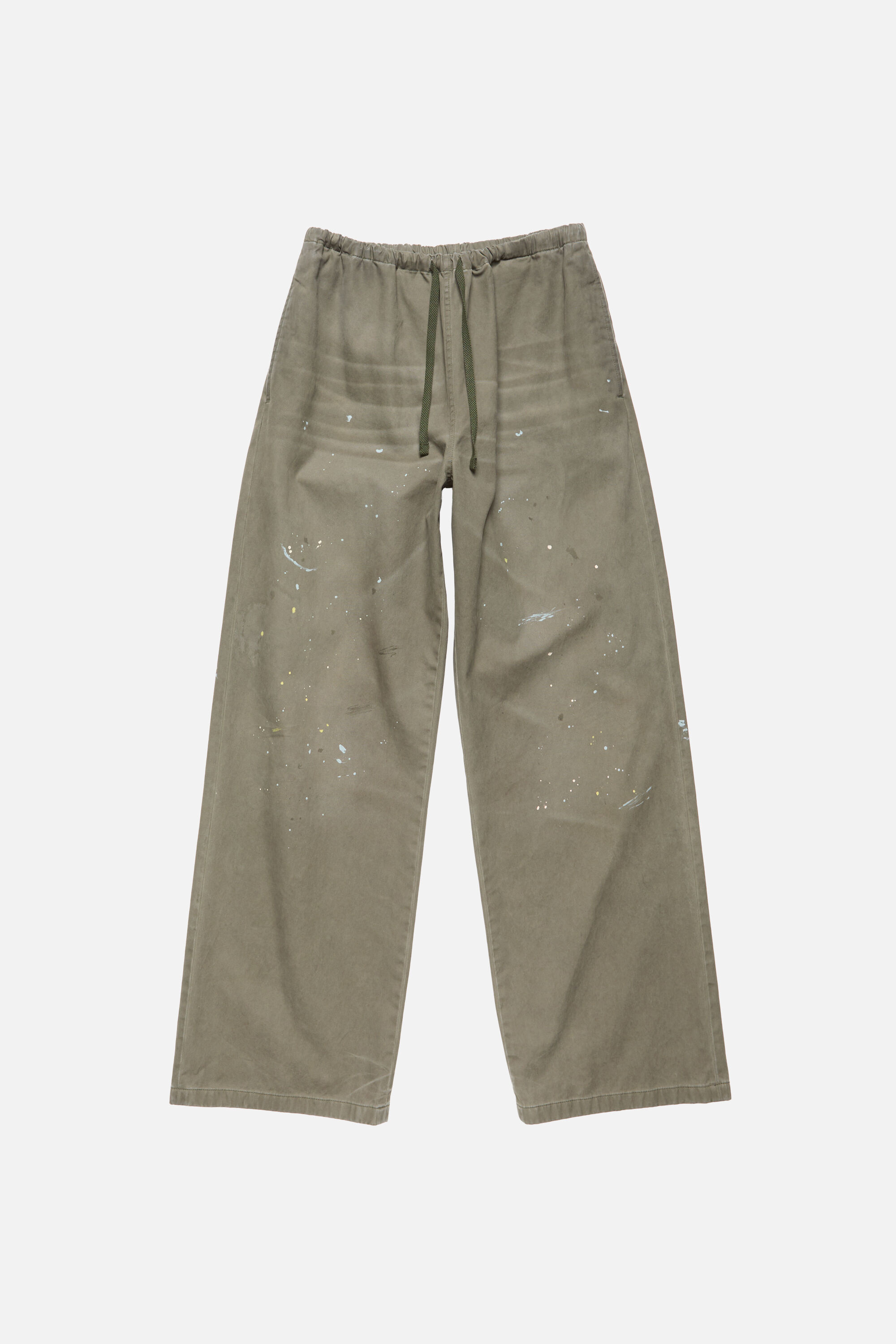 Acne Studios - Washed cotton trousers - Dusty green