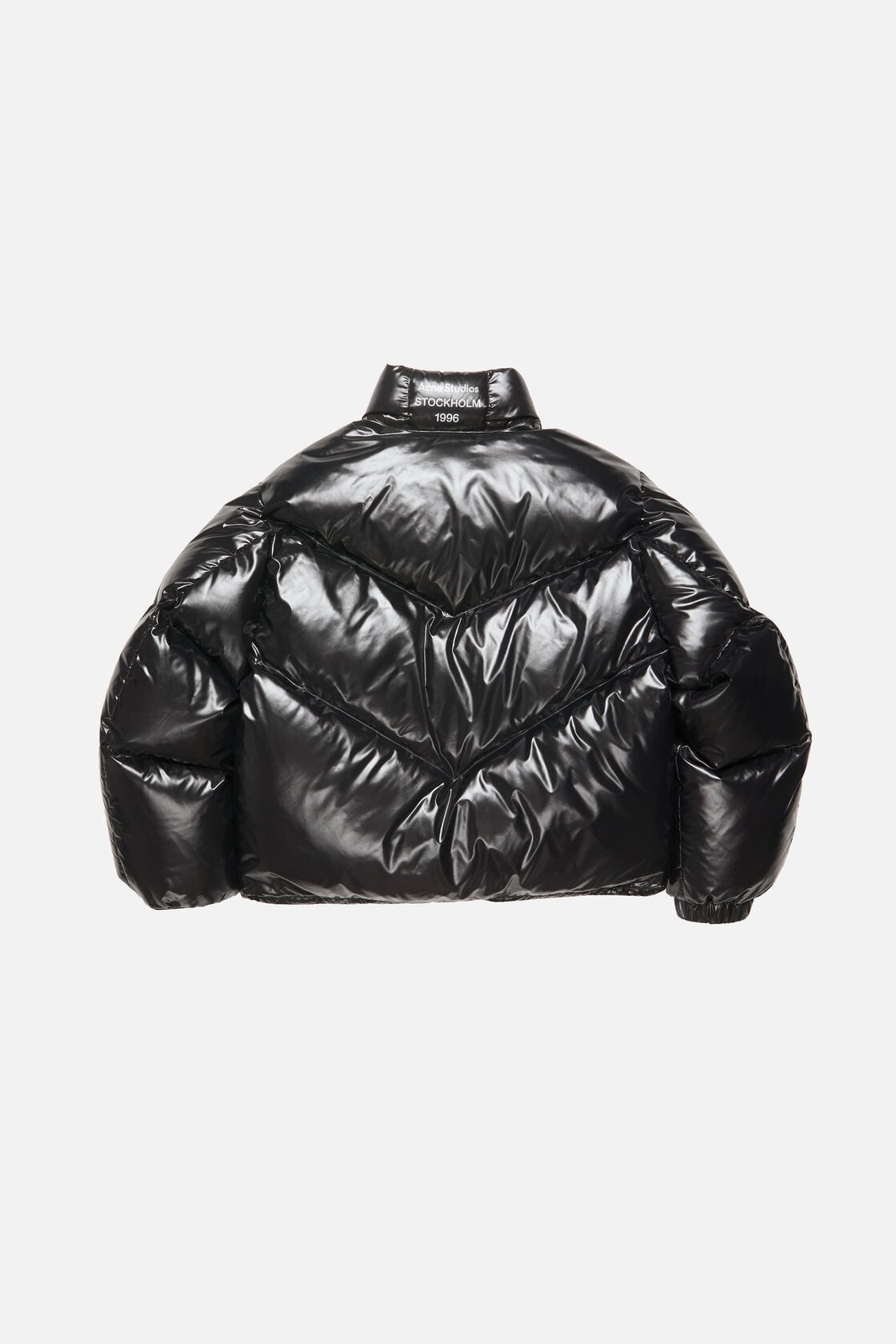 Quilted Down Jacket, Black, 2000x