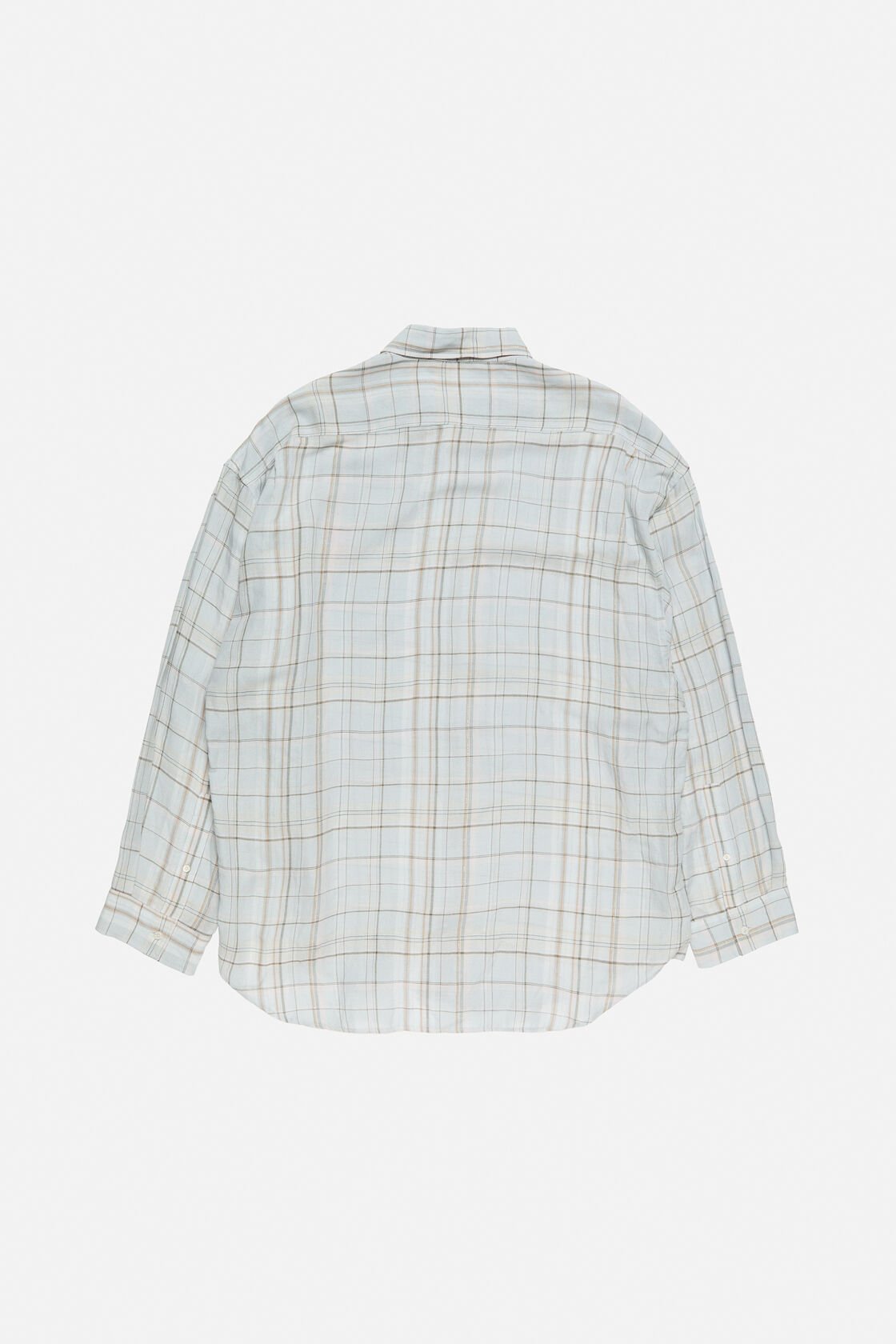 Linen check button-up, Grey/pink, 2000x