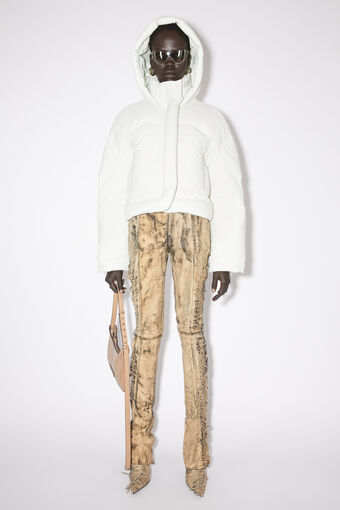 Acne Studios - Hooded puffer jacket - Porcelain white