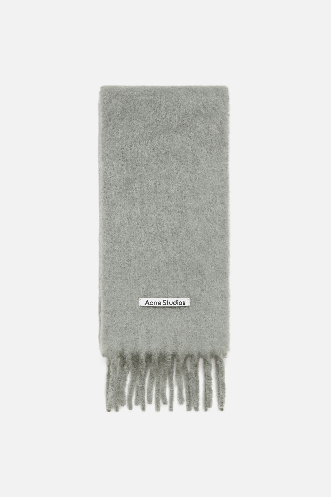 Mohair logo scarf, Grey, 2000x