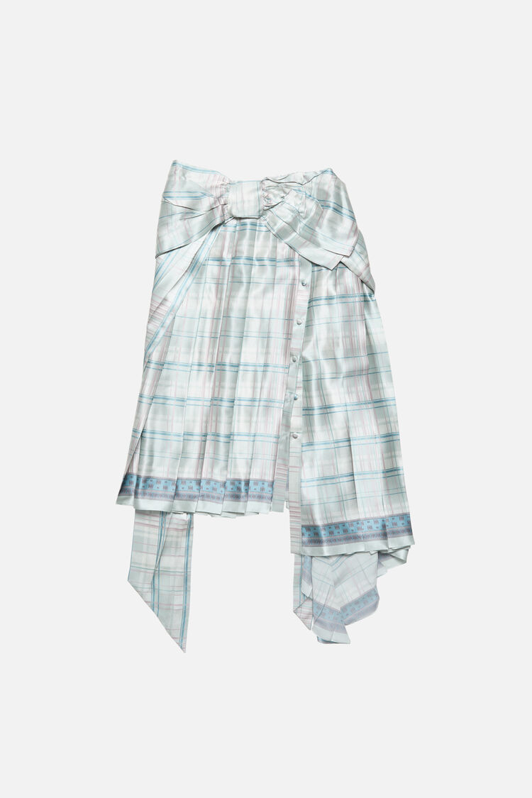 RW-WN-SKIR000046, Aqua blue