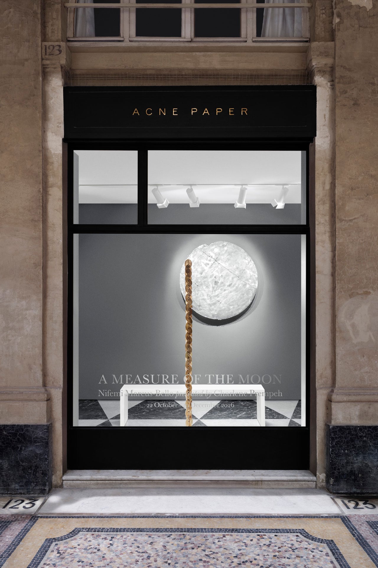 A Measure of the Moon at Acne Paper Palais Royal