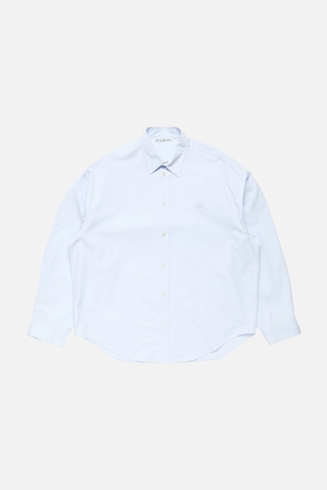 Acne Studios FW26 Collection light blue shirt.