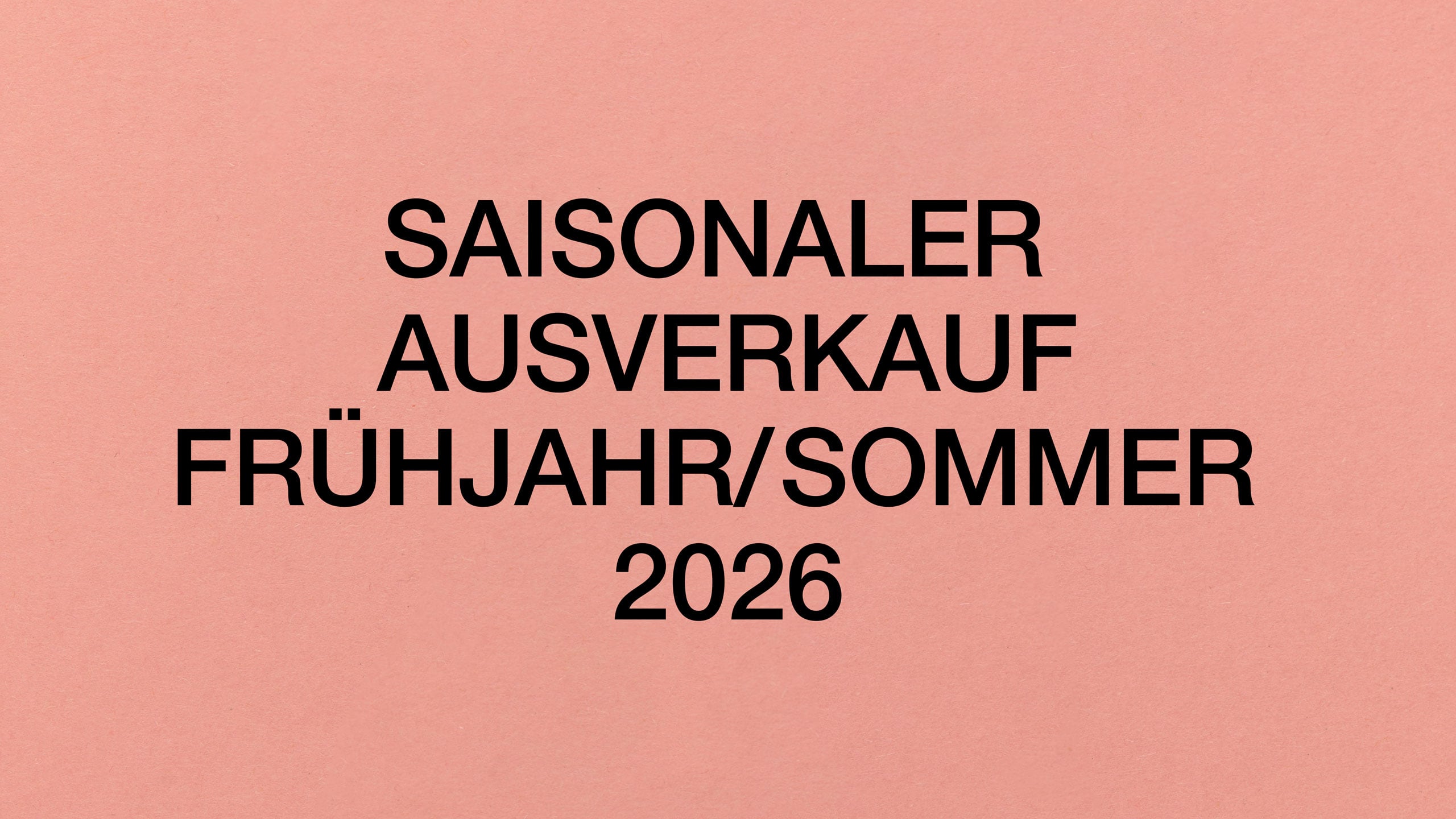 SS26 Sale