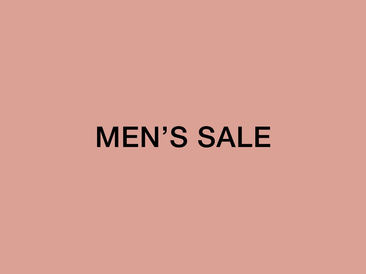 FW25 Men sale