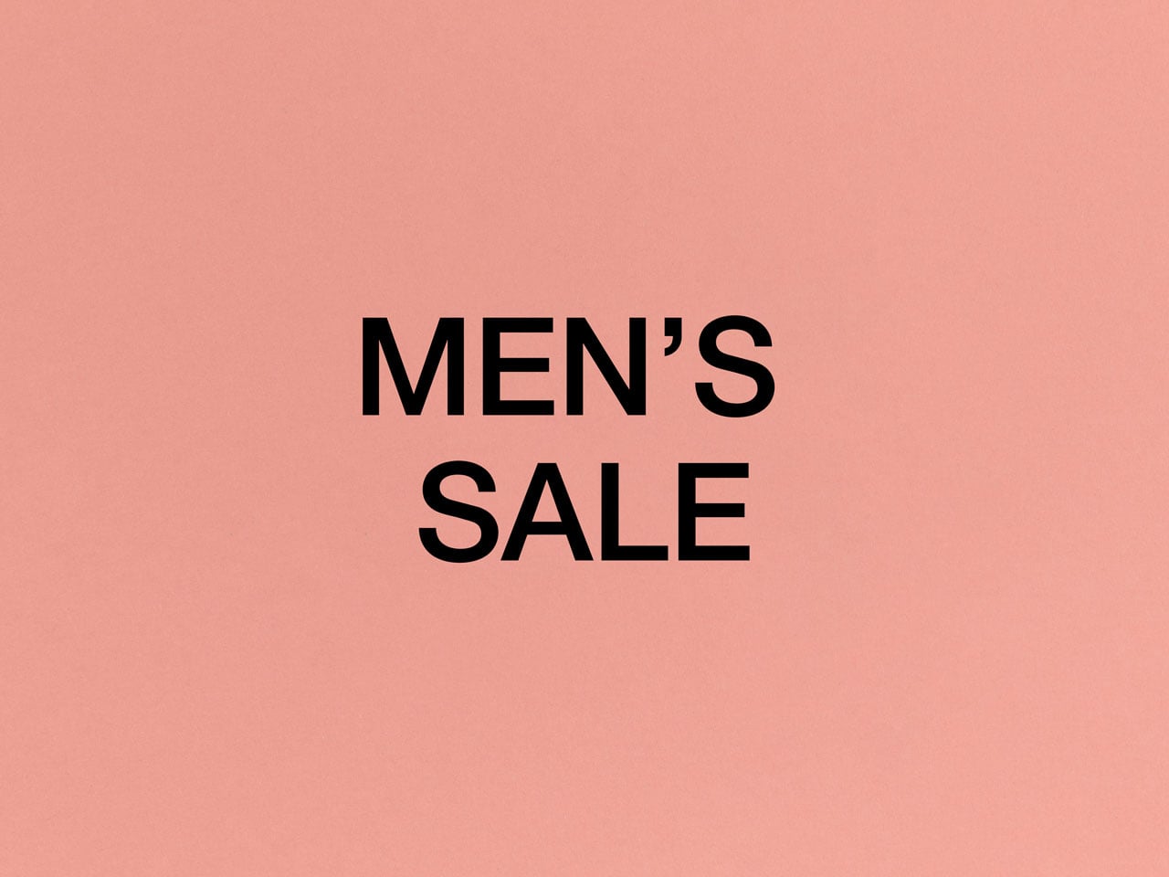 SS26 Men sale