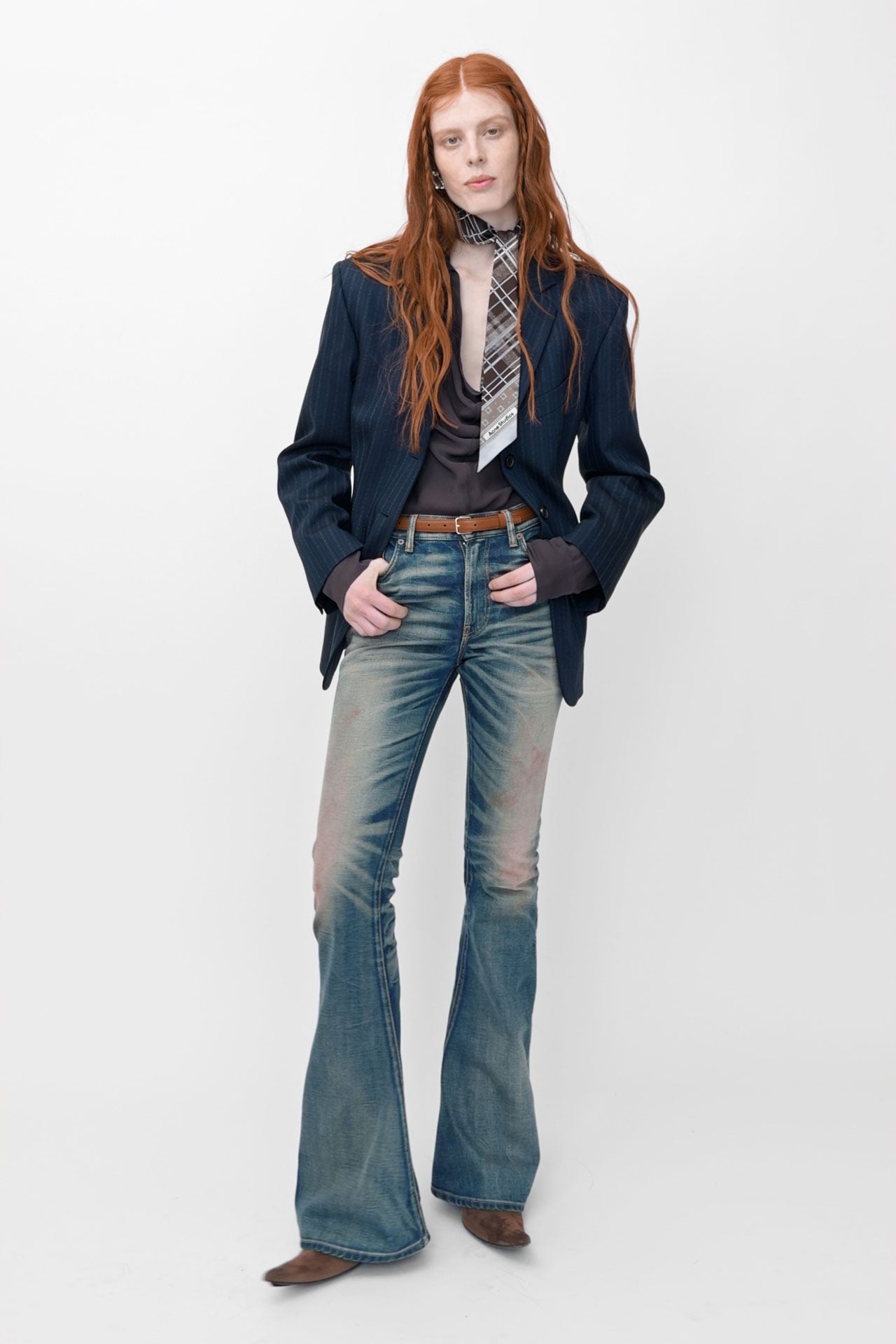 Acne Studios 2025F Streams, Mid Blue