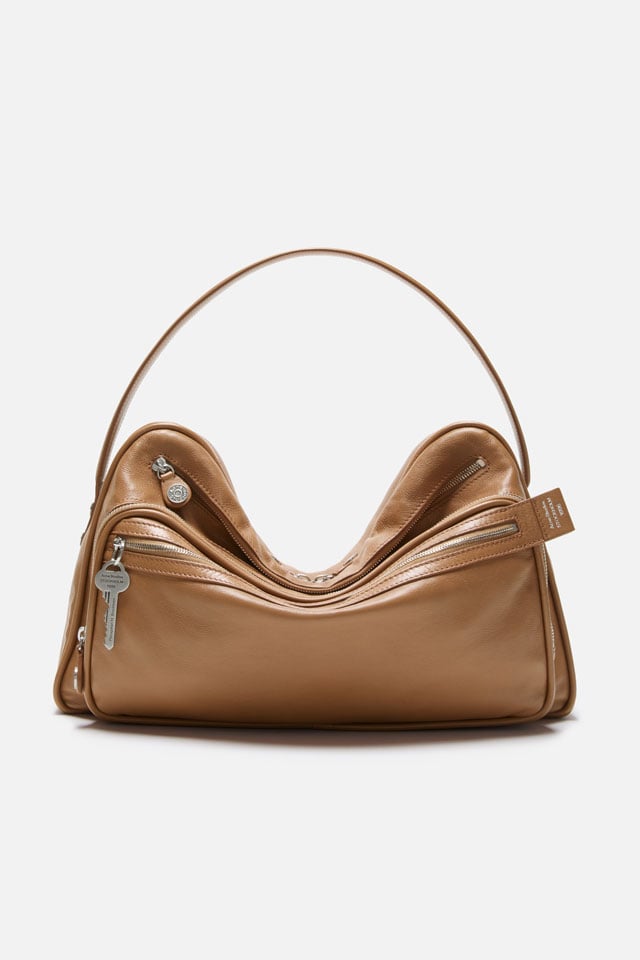 Acne Studios caramel brown Camero Camera.