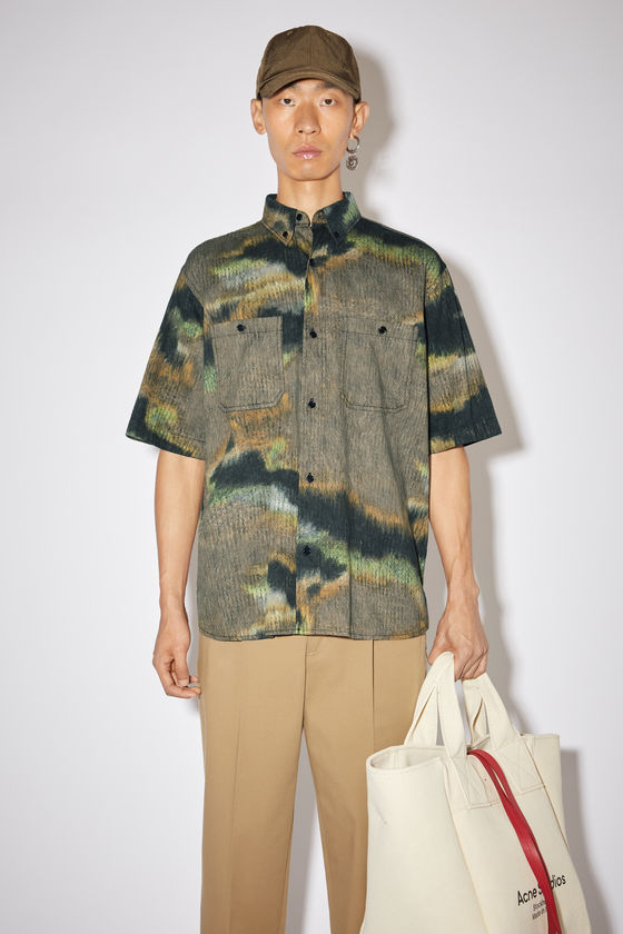 FN-MN-SHIR000400, 브라운/블랙