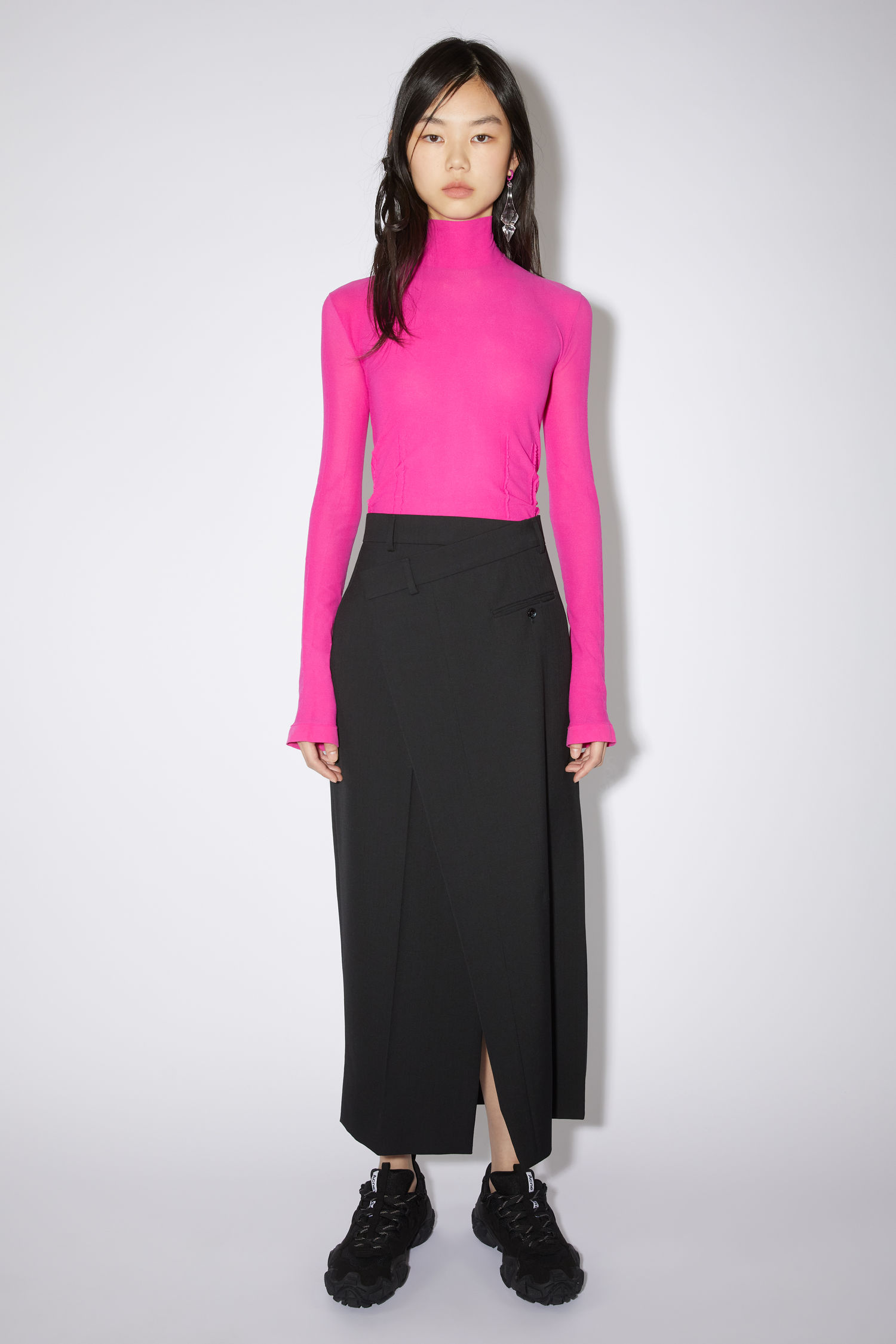 Acne studios bolzter tumbled sneakers – Italy Station