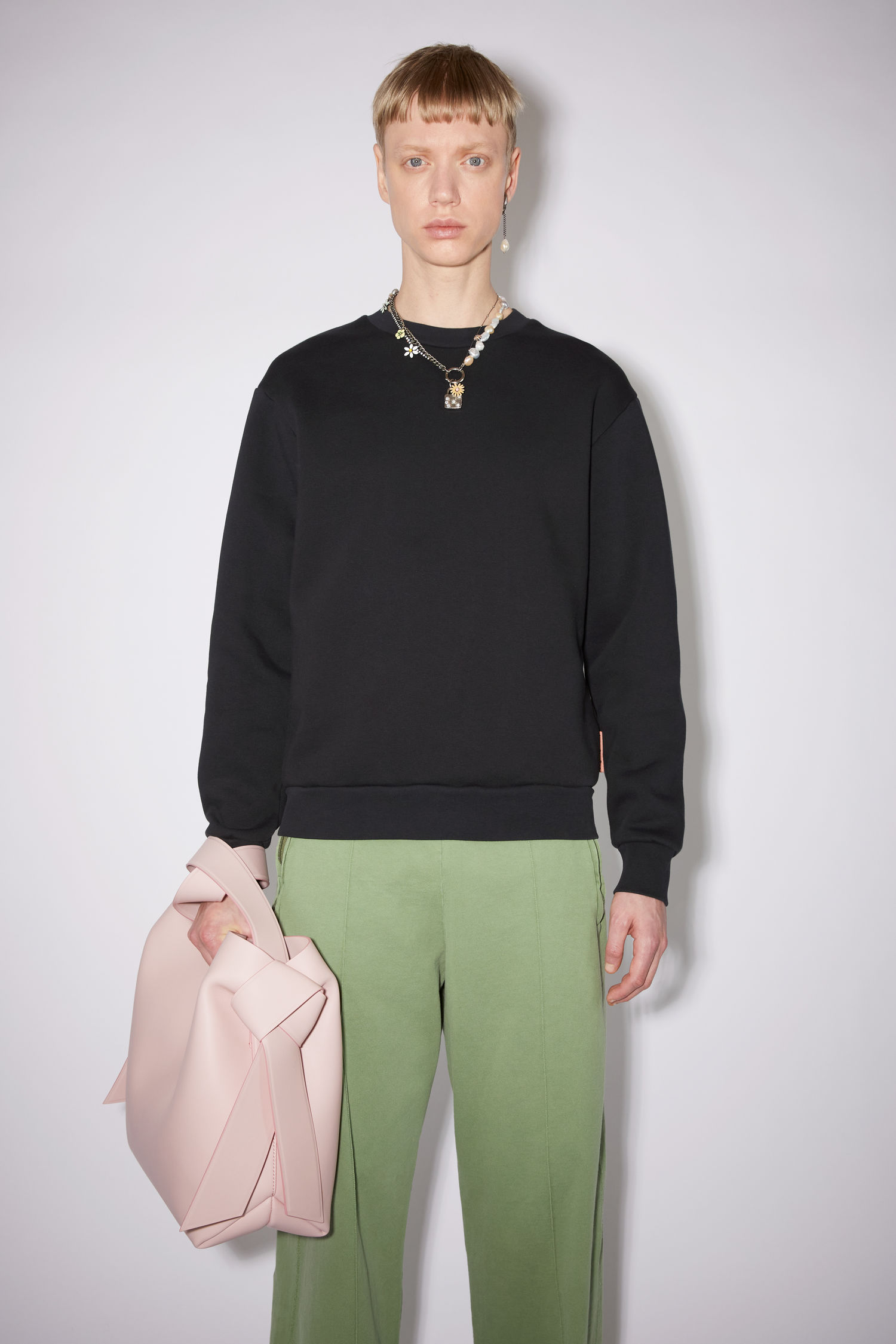 acne studios black sweatshirt