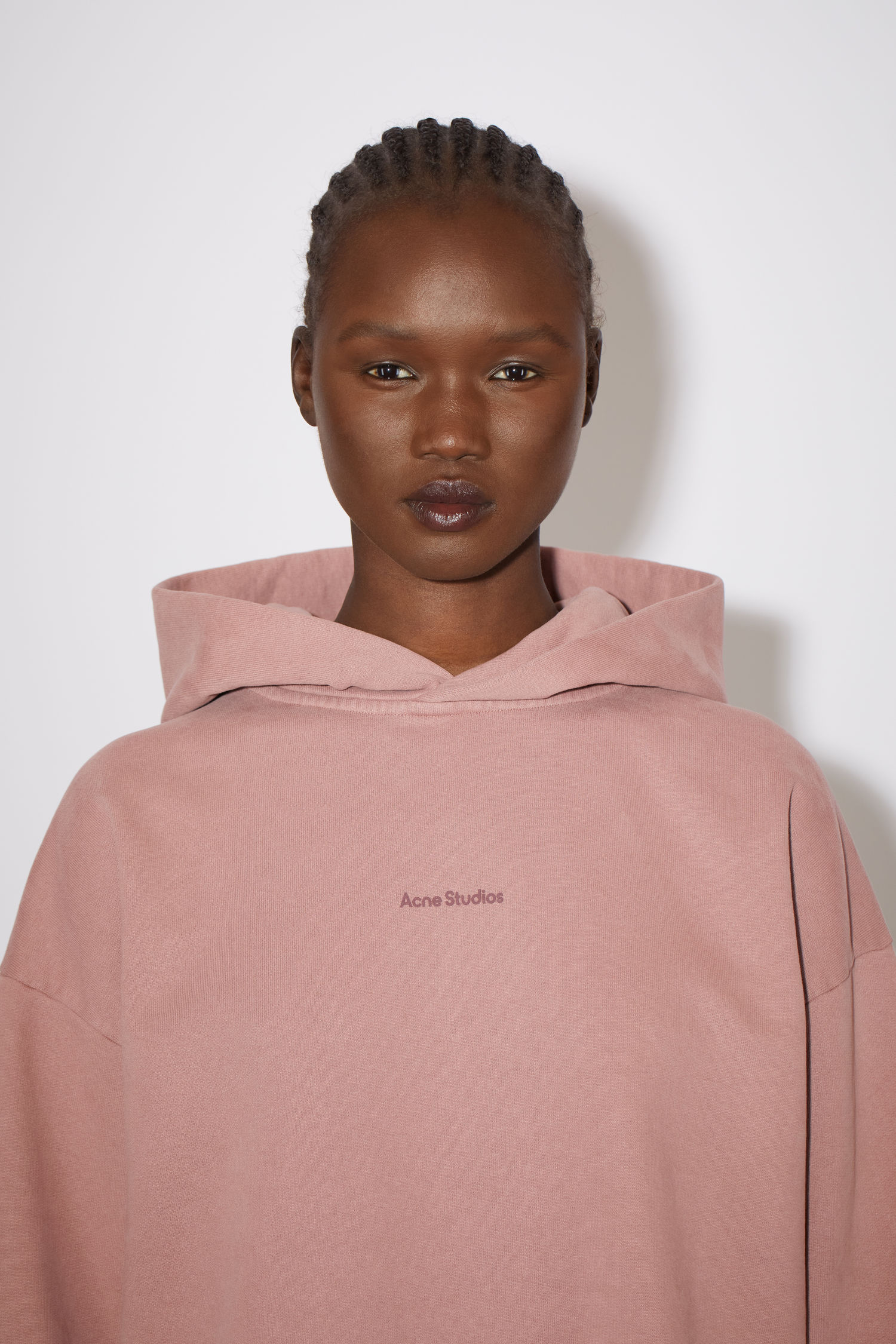 blush colored hoodie