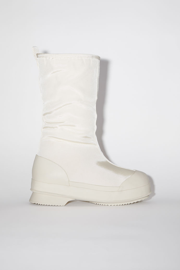 Acne Studios Reversible Ankle Boots In Off White ModeSens