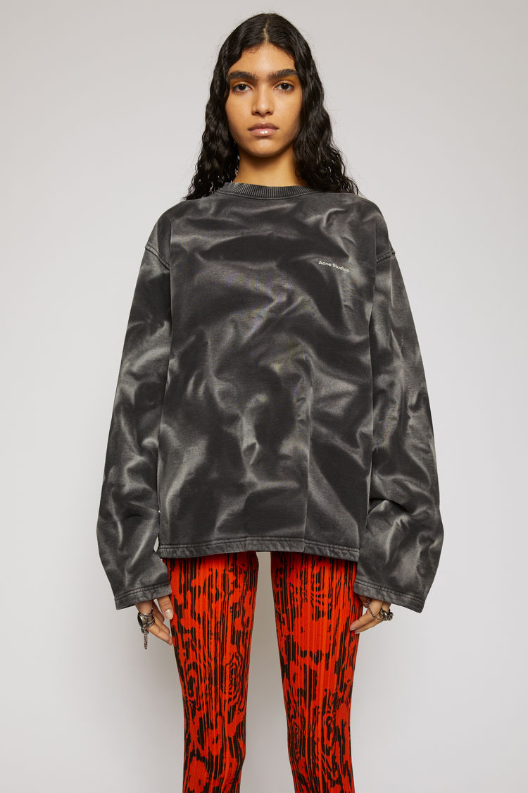 Acne Studios Tie Dye Sweatshirt Black