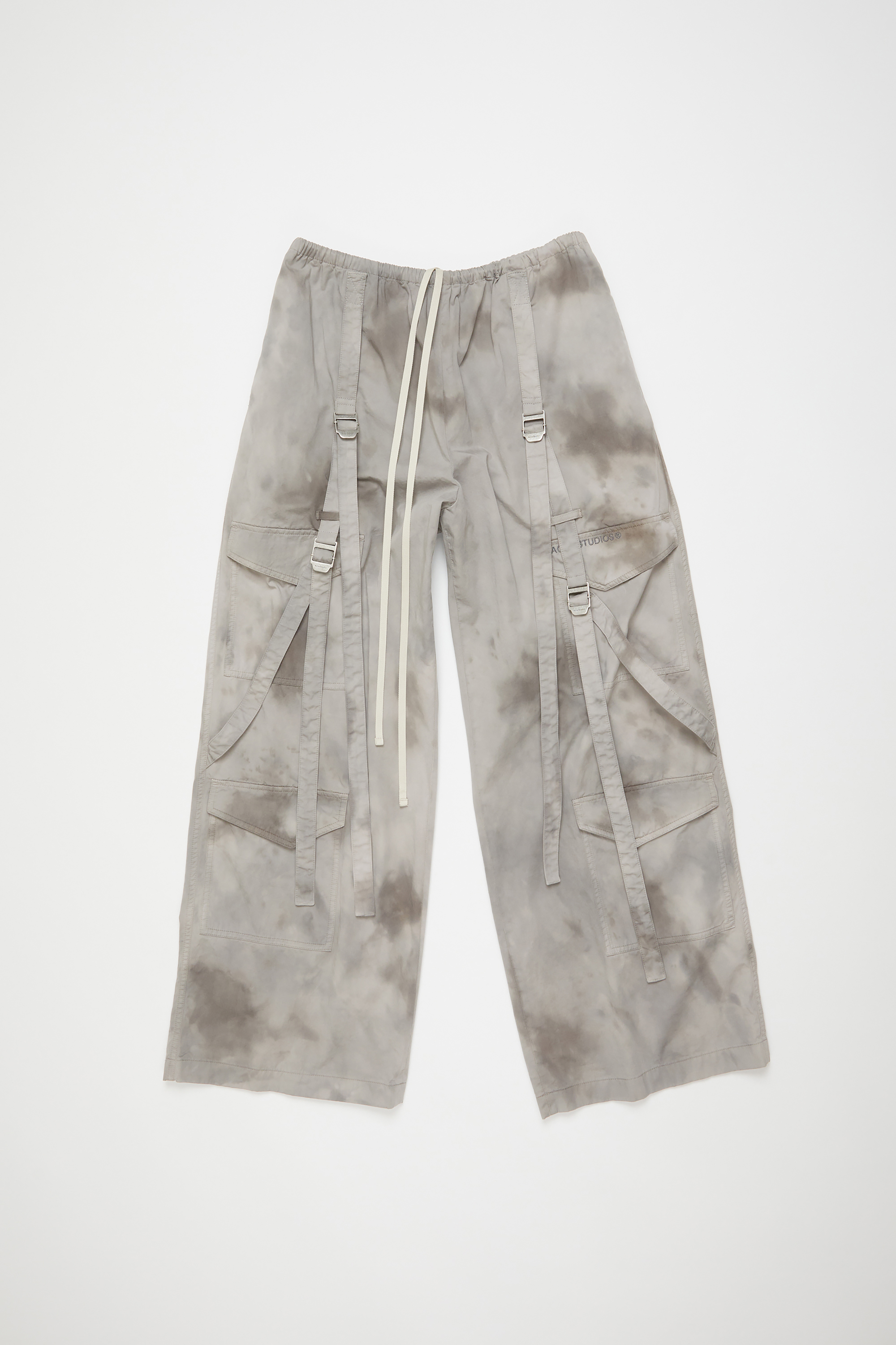Acne Studios Cargo Trousers In Mid Grey